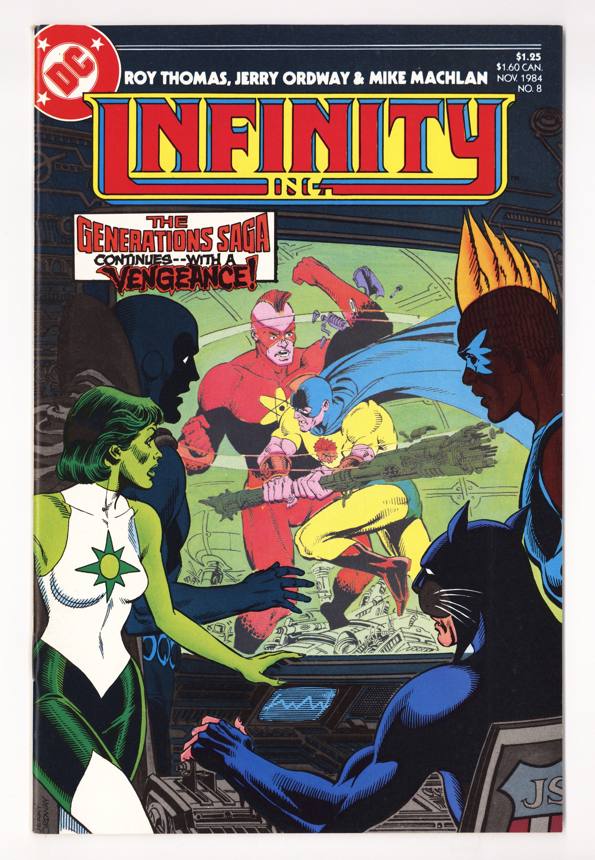 Infinity, Inc. Vol 1 8 High Grade (1984) 
