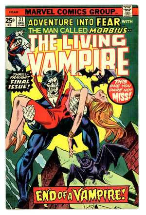 Fear 31 FN/VF (7.0) (1975) 