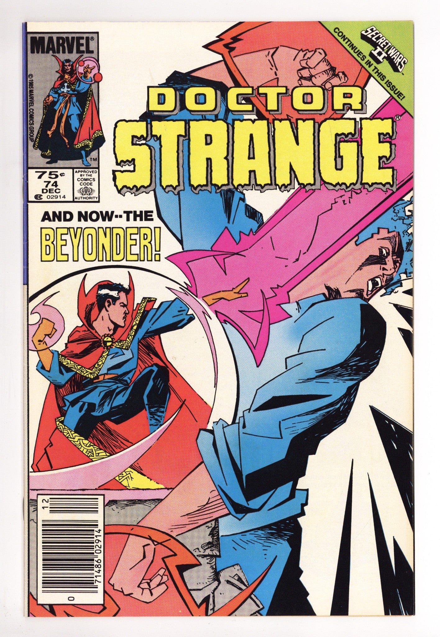 Doctor Strange Vol 2 74 Mid Grade (1985) Canadian Price Variant 