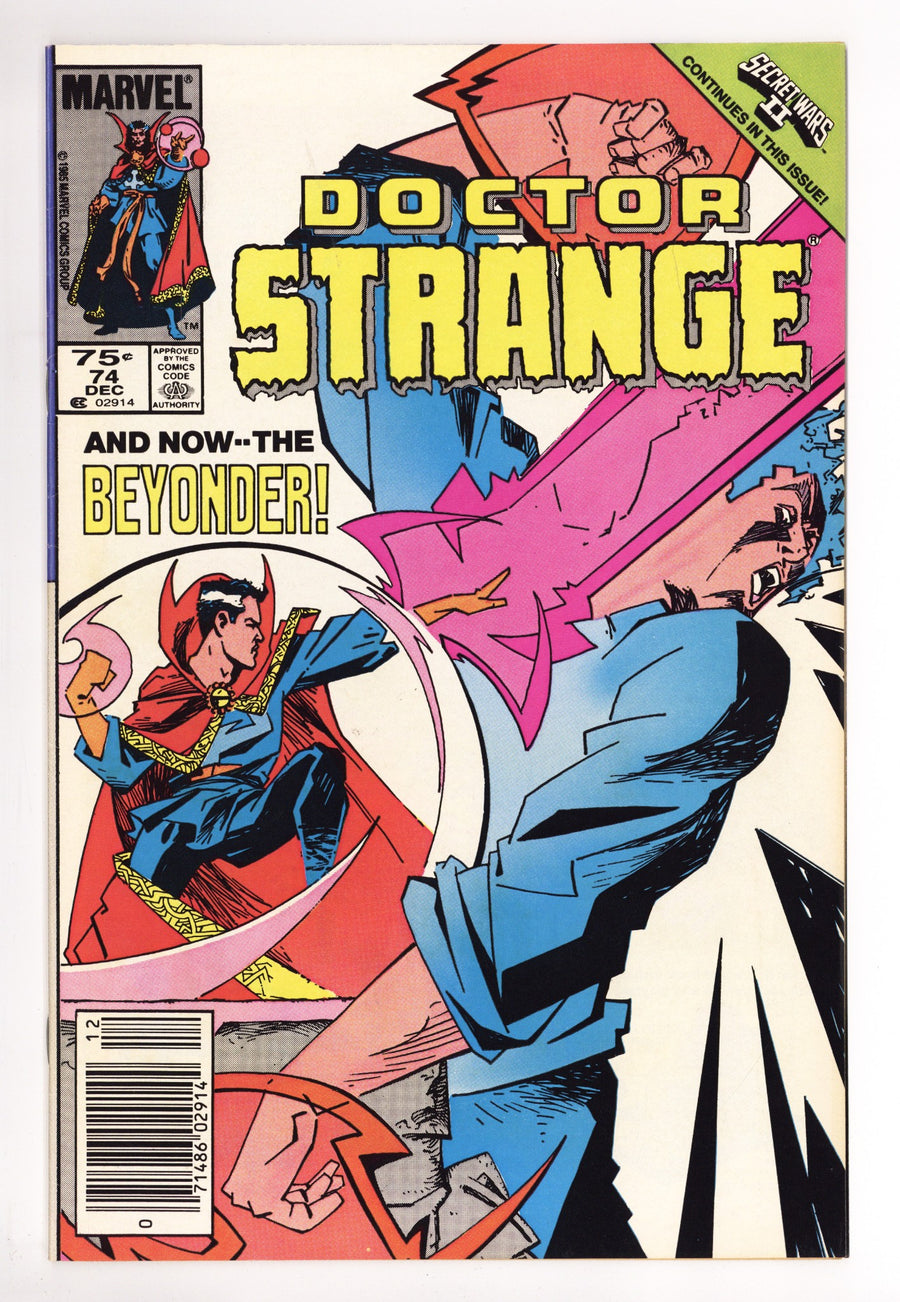 Doctor Strange Vol 2 74 Mid Grade (1985) Canadian Price Variant 