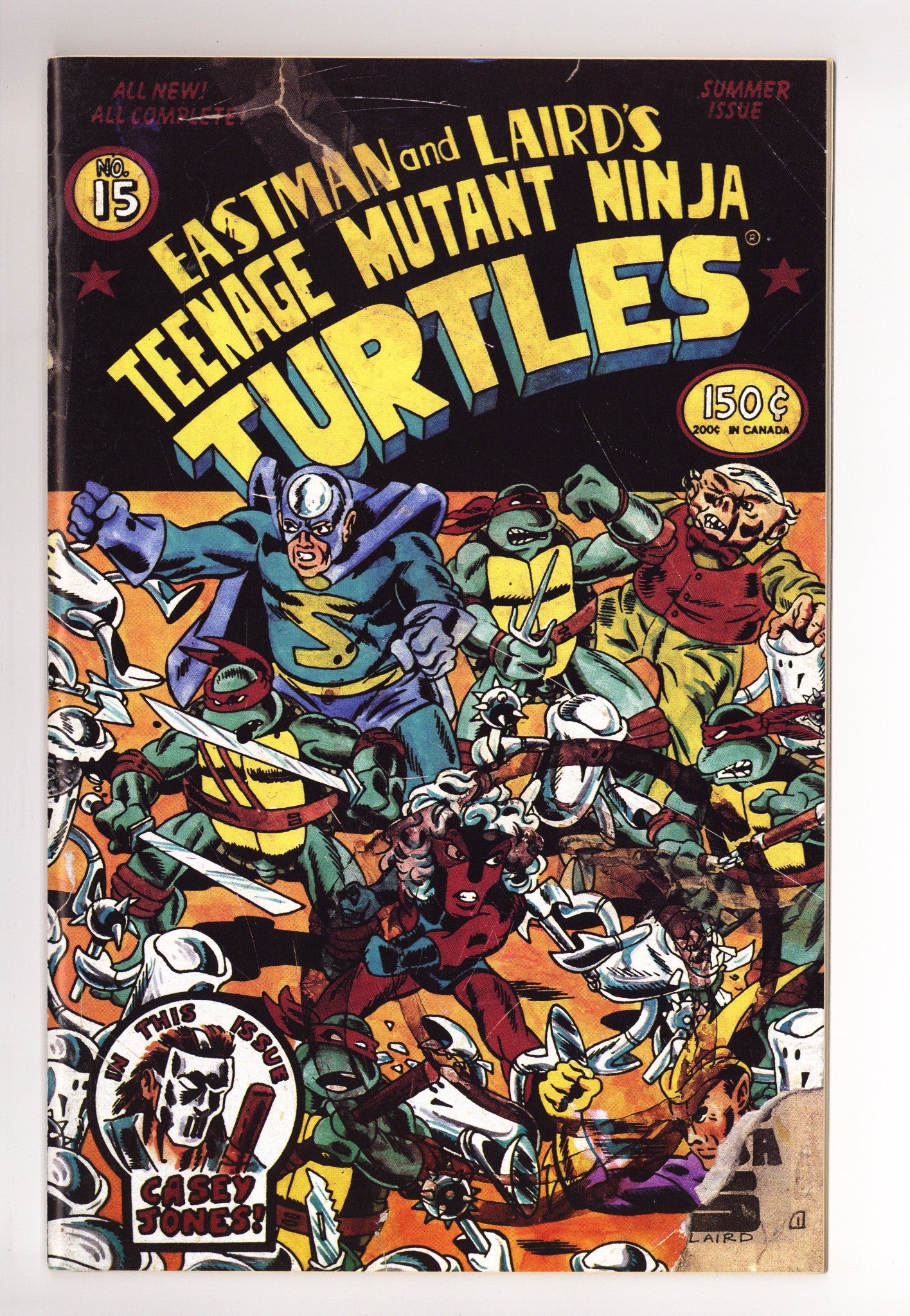 Teenage Mutant Ninja Turtles Vol 1 15 VF- (7.5) (1988) 