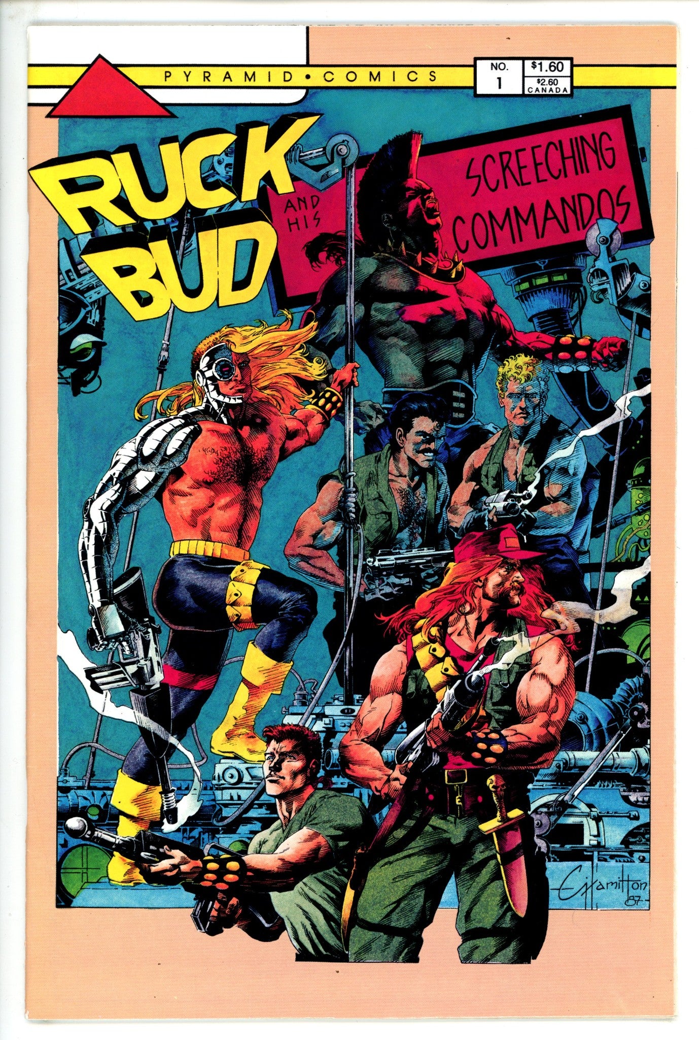 Ruck Bud and His Screeching Commandos 1 VF (1987)