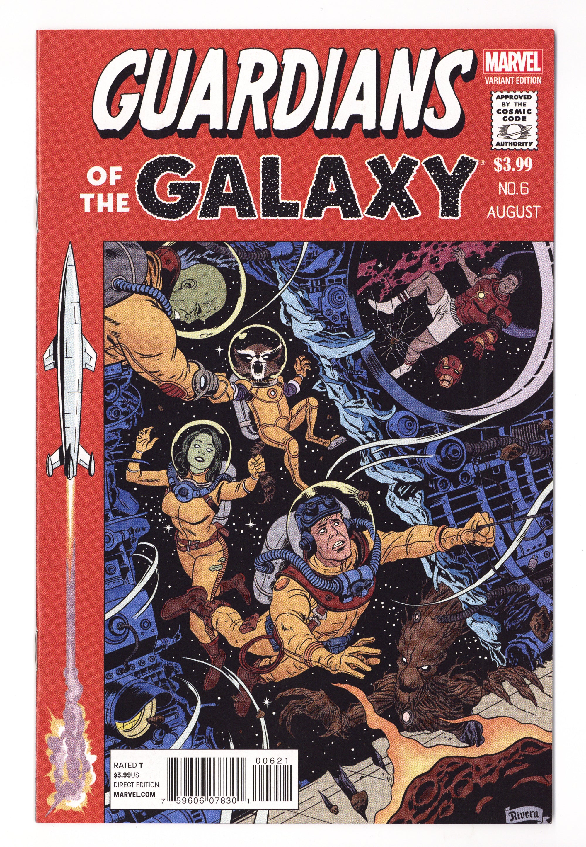 Guardians of the Galaxy Vol 3 6  FN+ (6.5)   (2013) Rivera Homage   Incentive Variant  