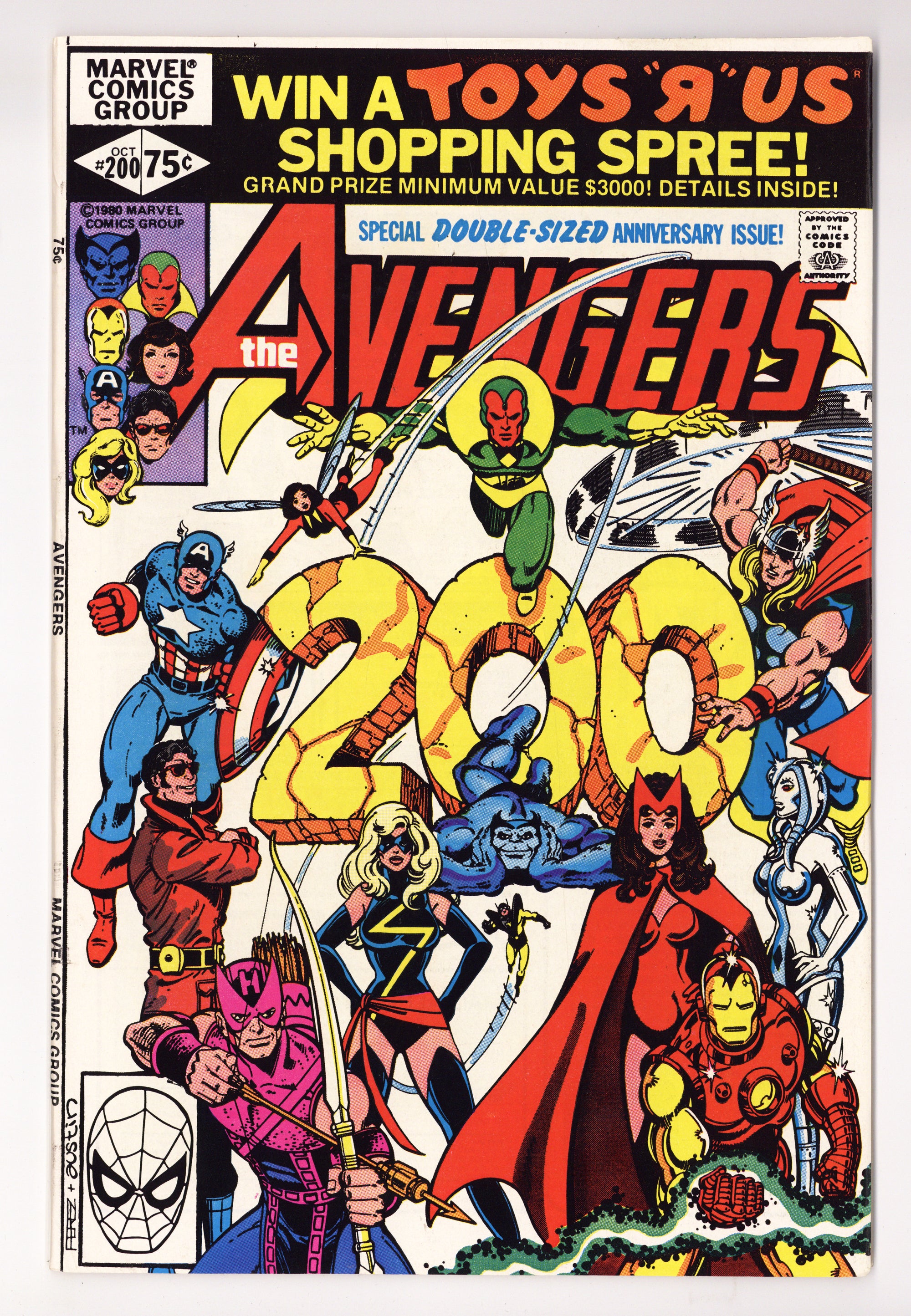 The Avengers Vol 1 200  NM- (9.2)   (1980)        