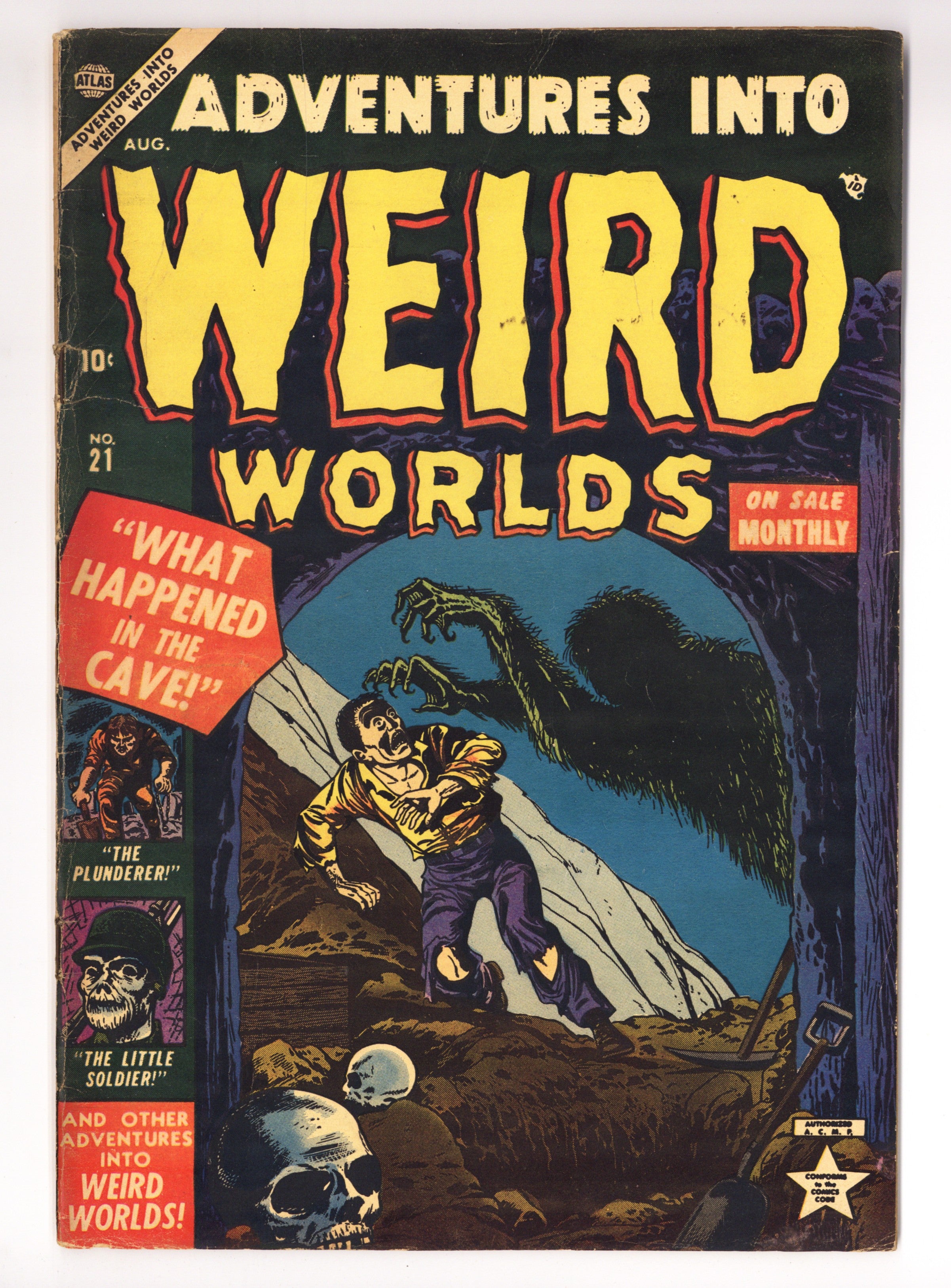 Adventures into Weird Worlds 21 VG+ (4.5) (1953) 