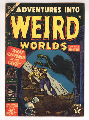 Adventures into Weird Worlds 21 VG+ (4.5) (1953)