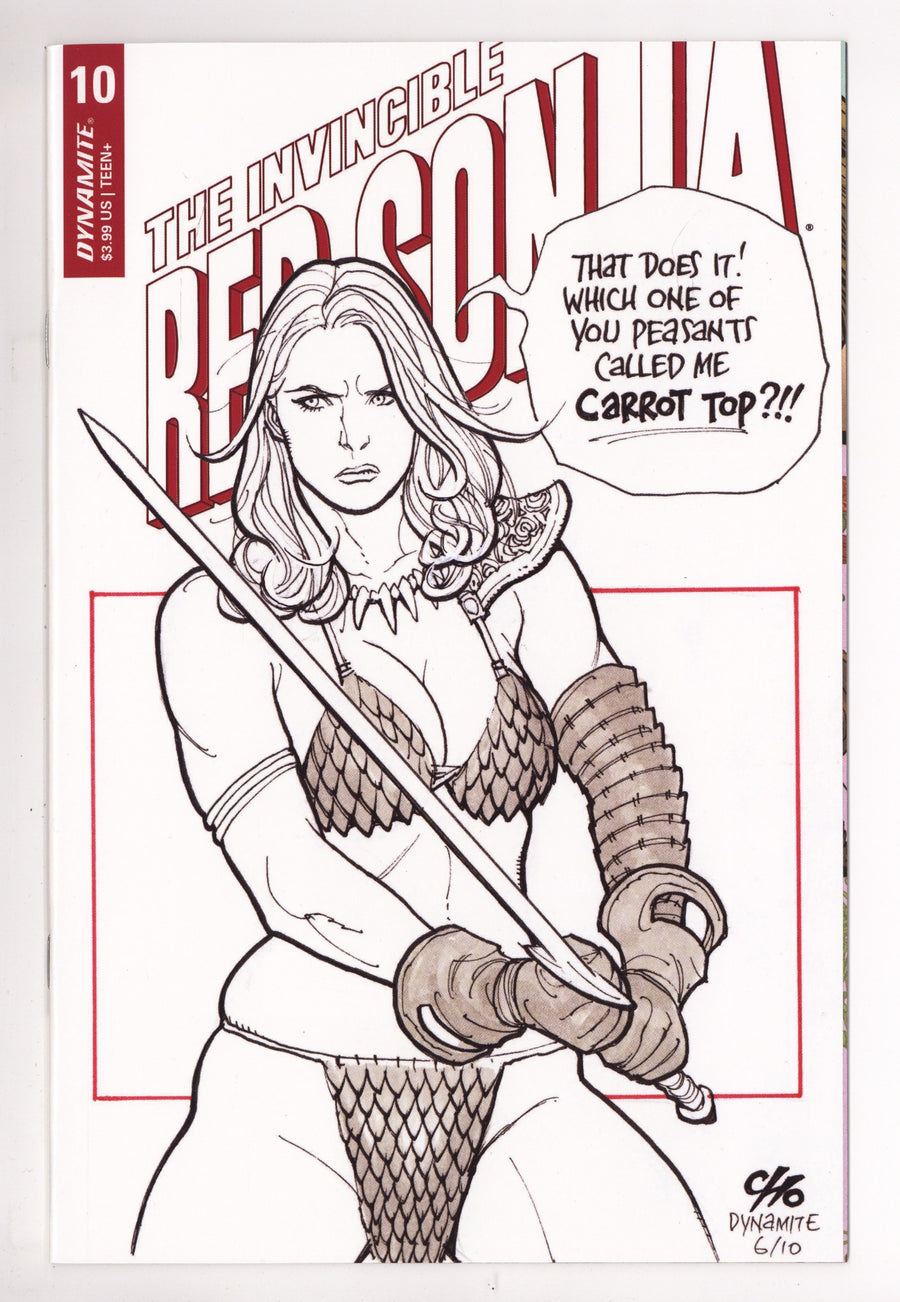 The Invincible Red Sonja   10  High Grade   (2022) Cho     Variant  