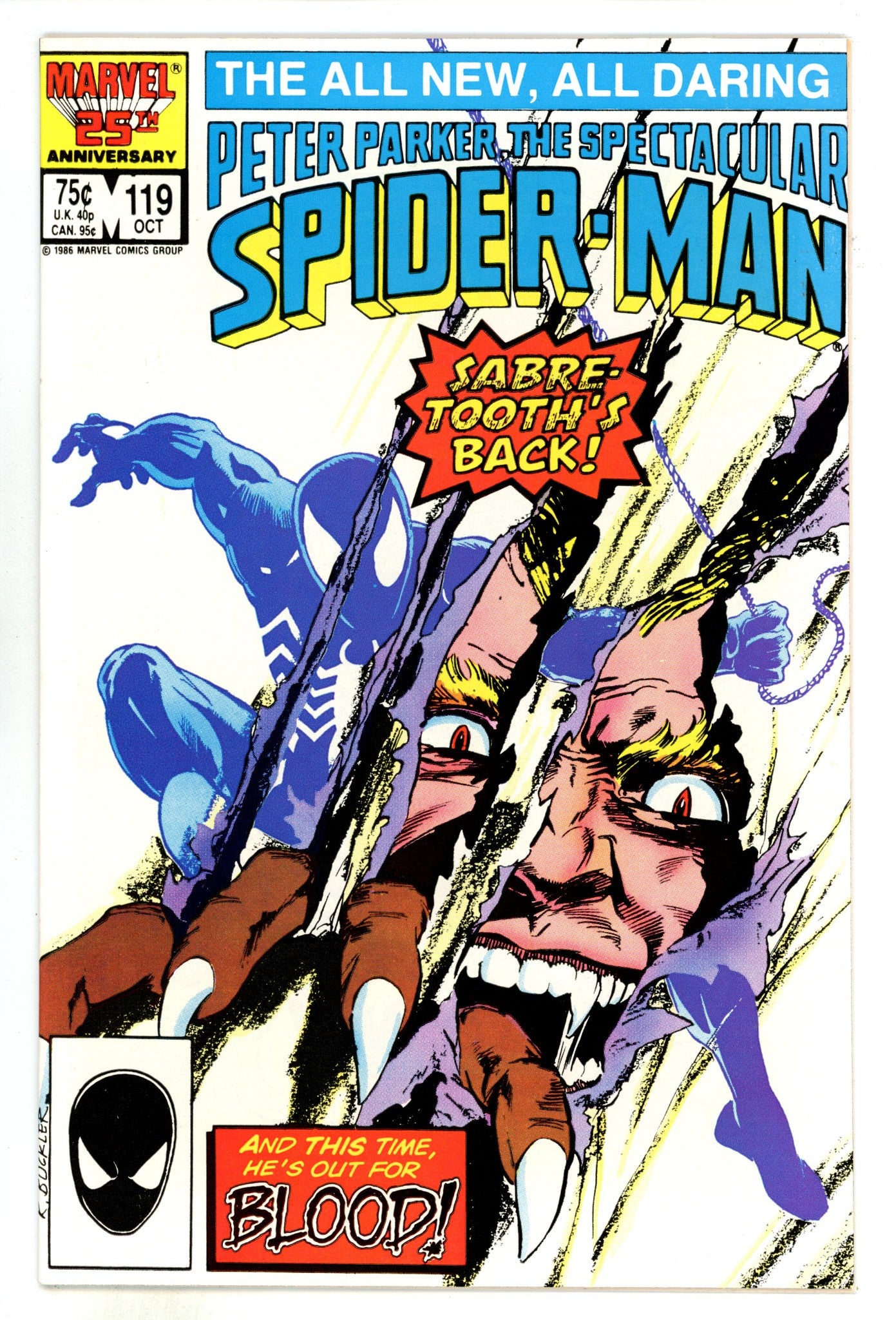 The Spectacular Spider-Man Vol 1 119 VF+ (8.5) (1986) 