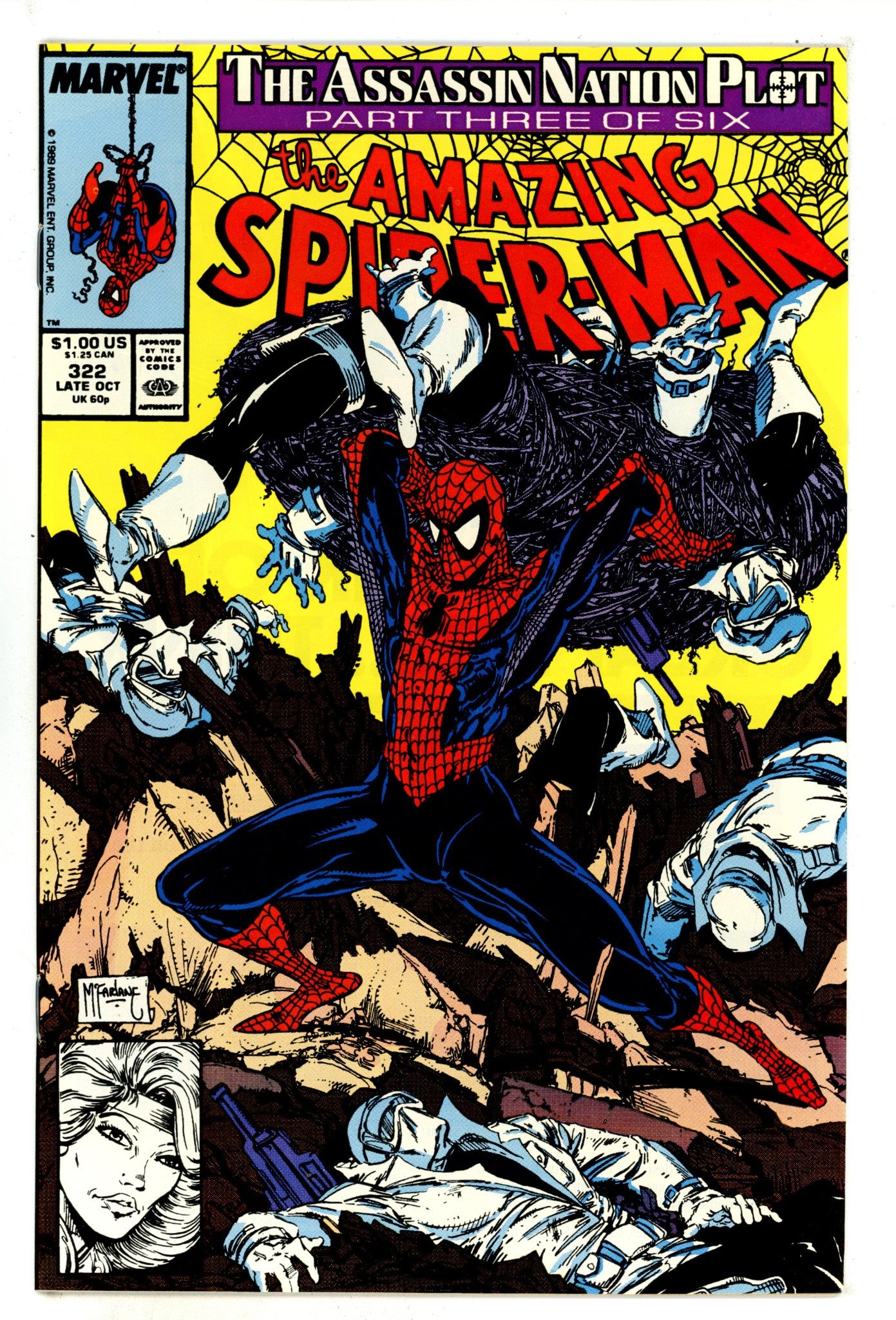 The Amazing Spider-Man Vol 1 322 VF+ (8.5) (1989) 