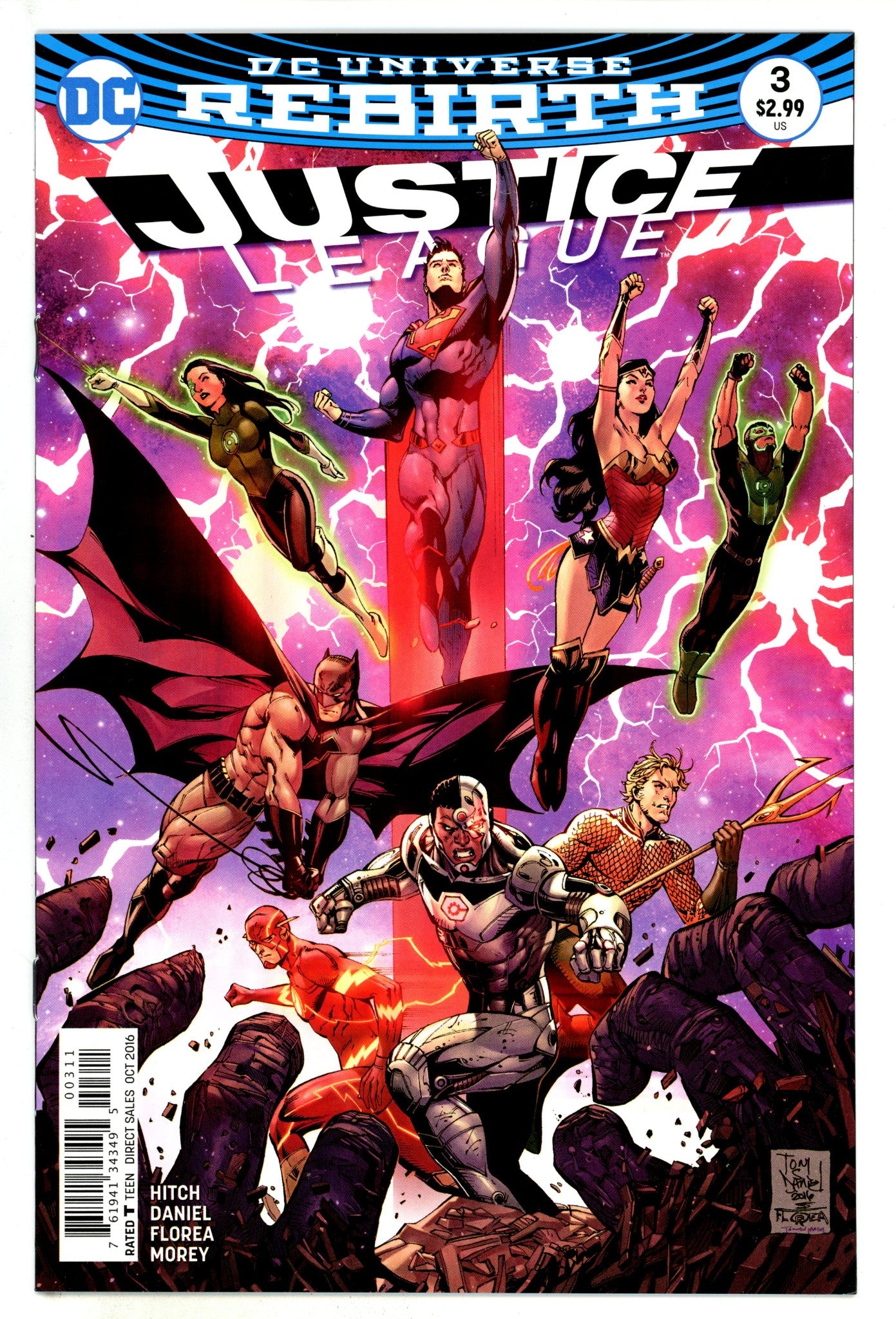 Justice League Vol 2 3 High Grade (2016) 