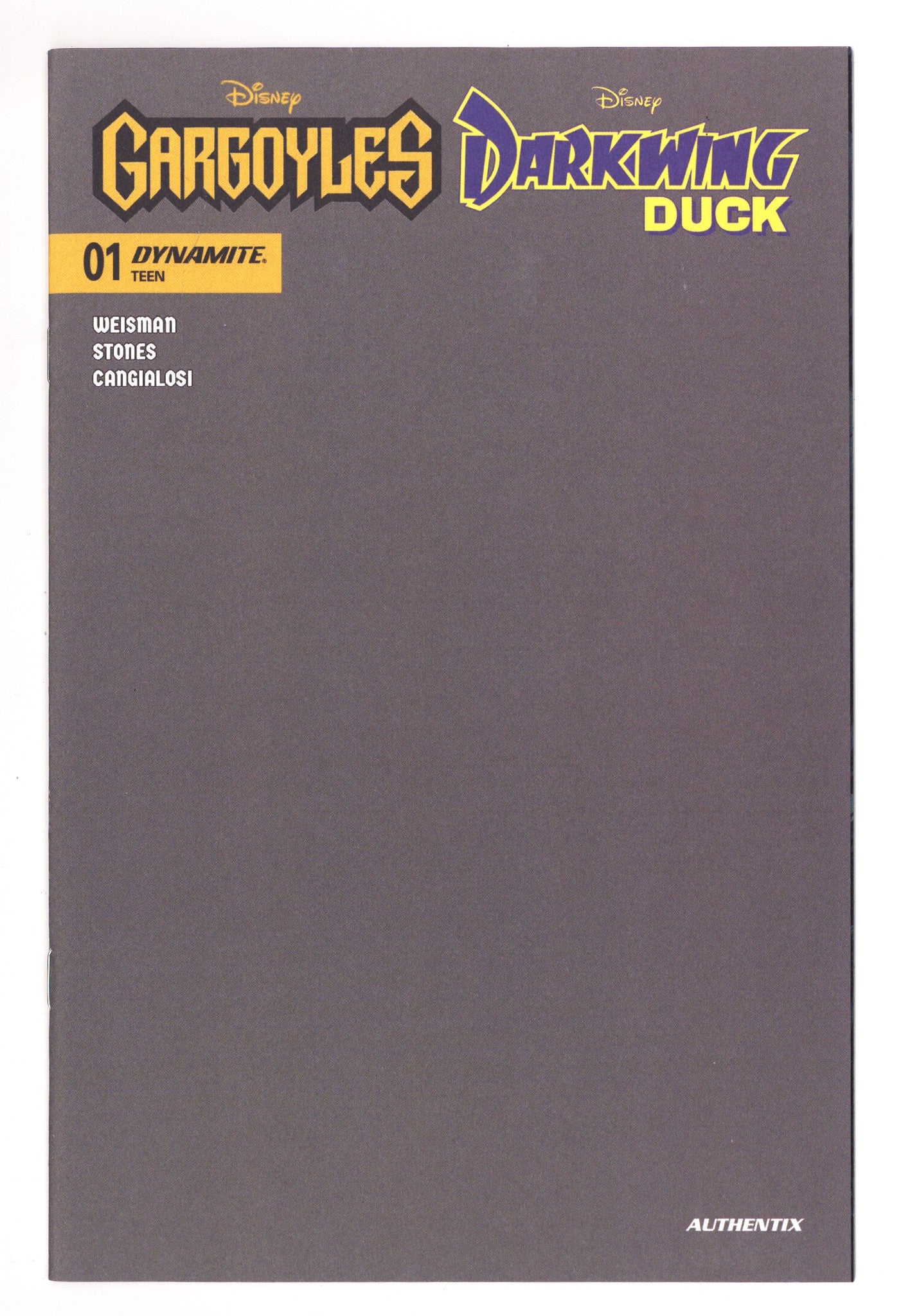 Gargoyles Darkwing Duck 1 Grey Blank Variant (2026)