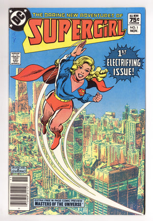 The Daring New Adventures of Supergirl 1 VF+ (8.5) (1982) Canadian Price Variant