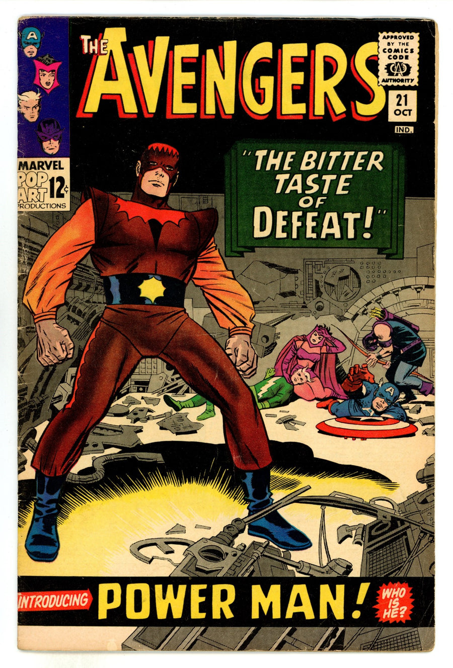 The Avengers Vol 1 21 VG (4.0) (1965) 
