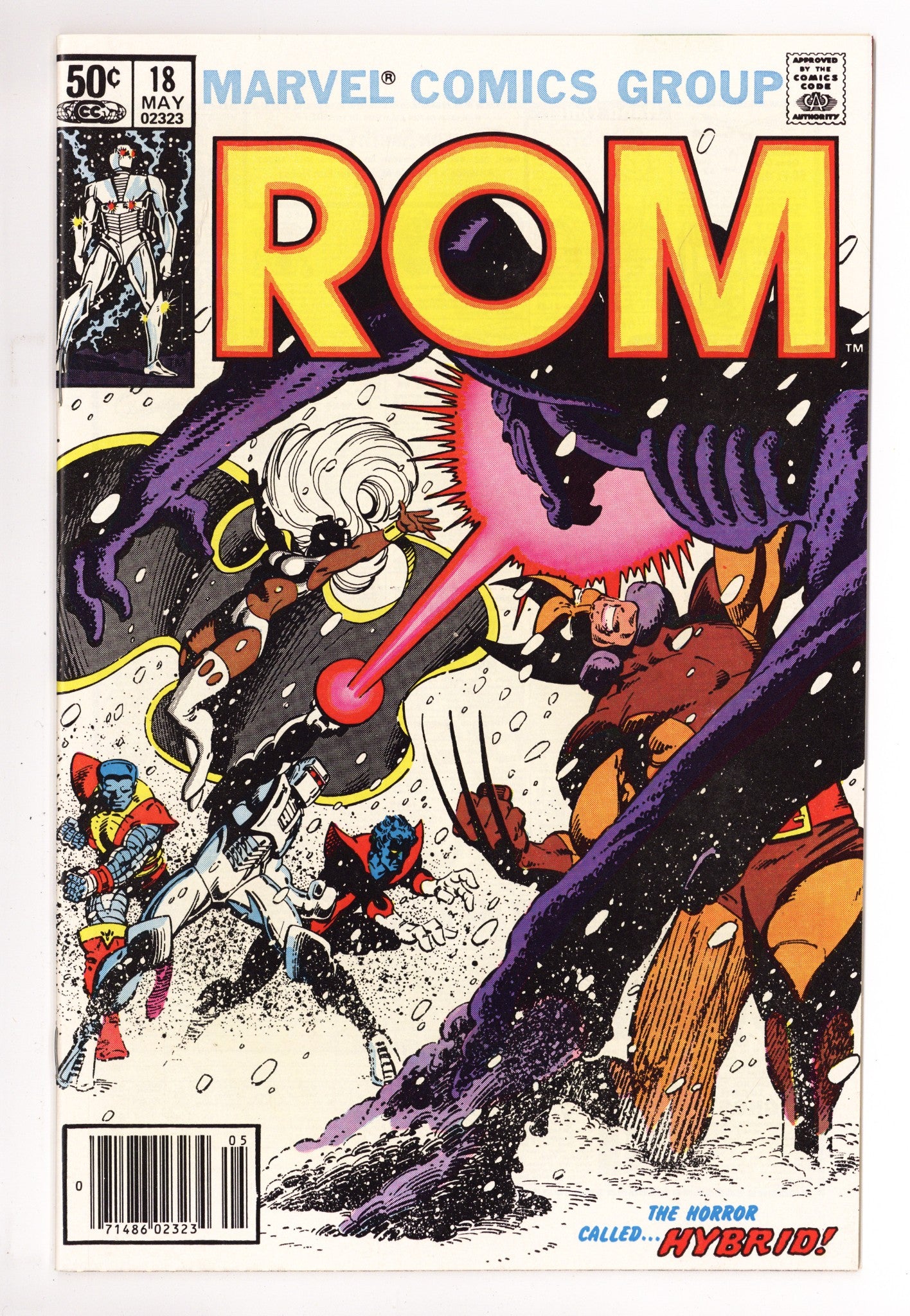 Rom Vol 1 18 High Grade (1981) Newsstand 