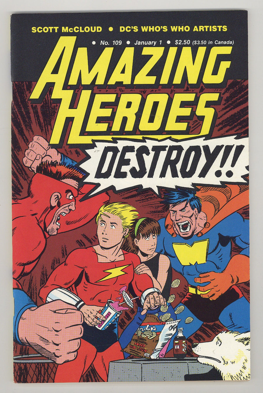 Amazing Heroes 109 VF+ (8.5) (1987) 