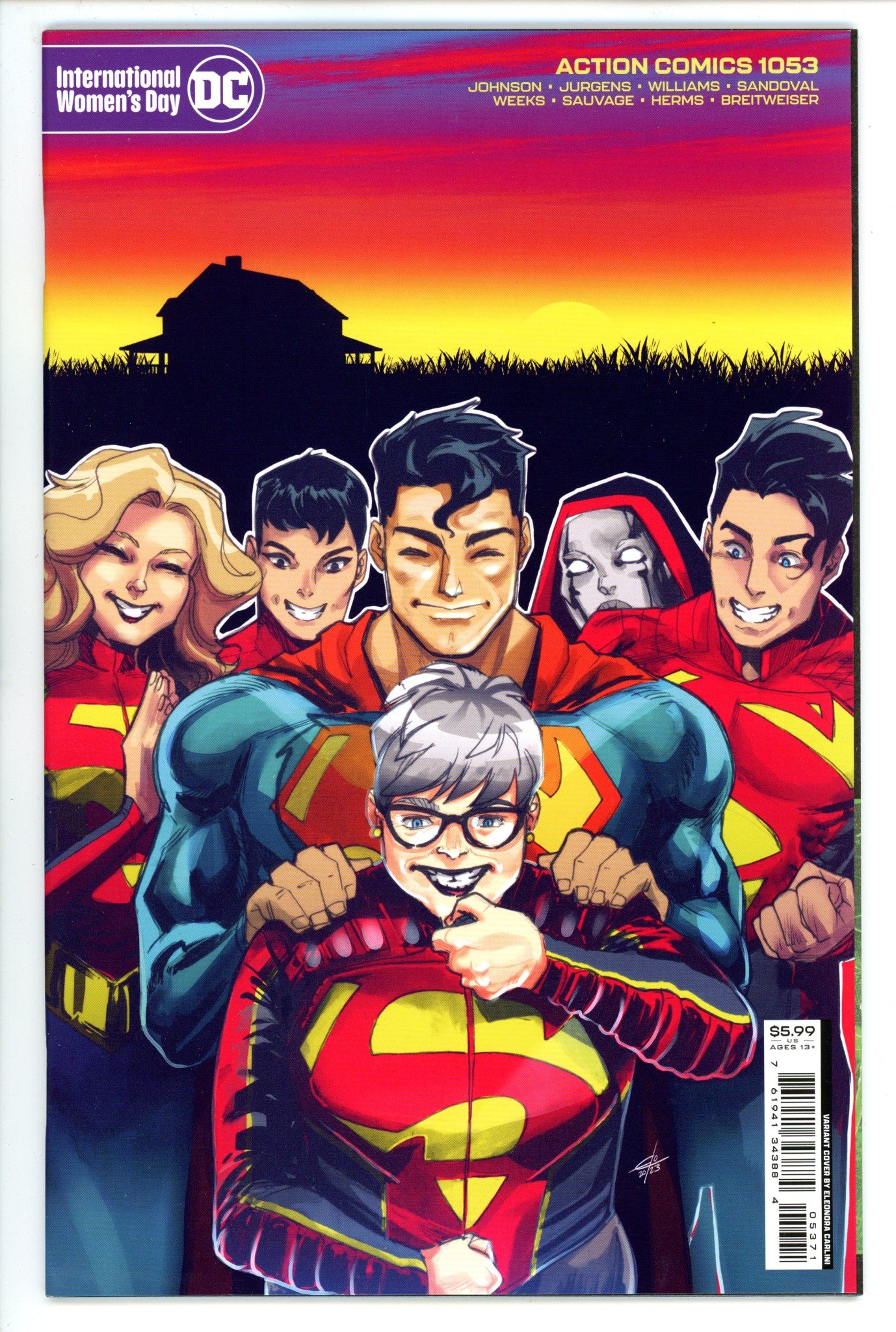 Action Comics Vol 3 1053 High Grade (2023) Carlini Variant 