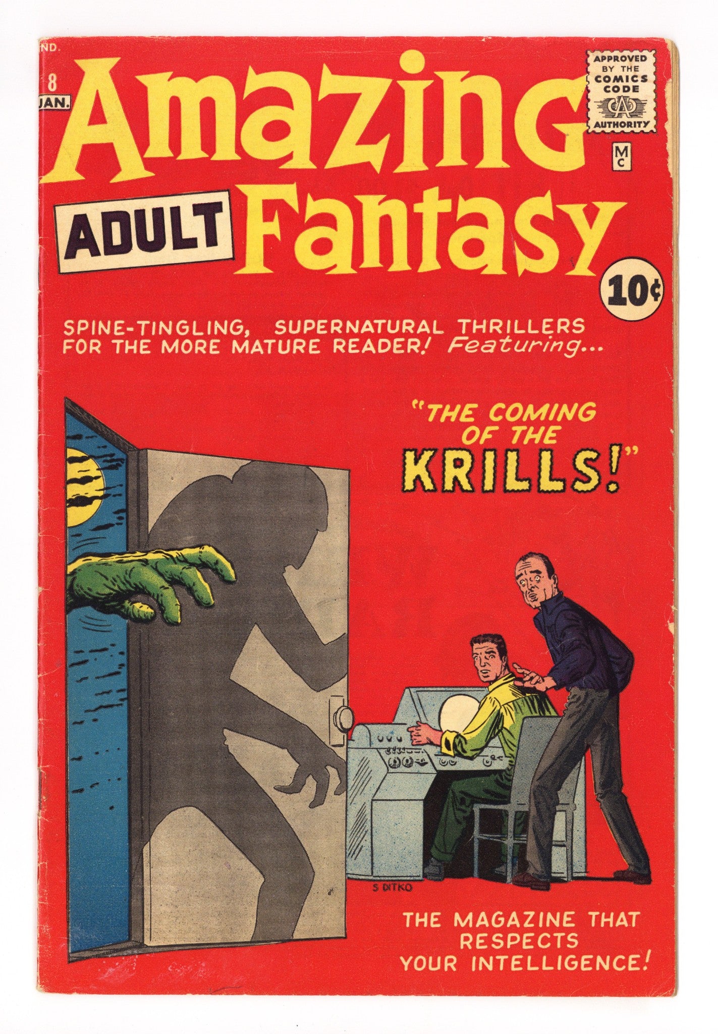 Amazing Adult Fantasy 8 VG+ (4.5) (1962) 