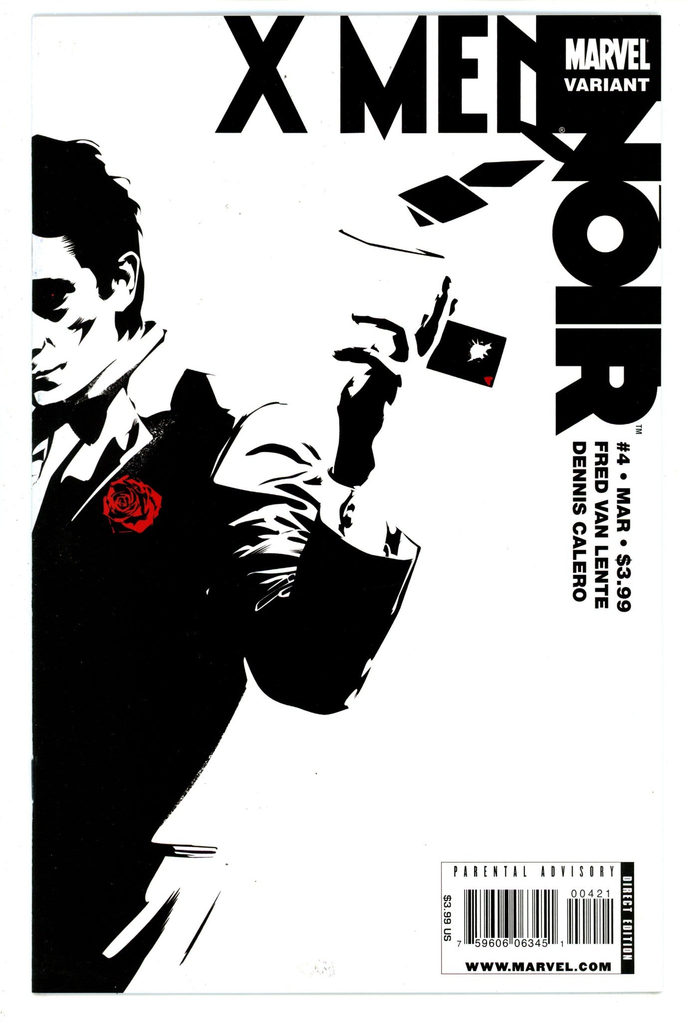 X-Men Noir 4 High Grade (2009) Calero Variant 