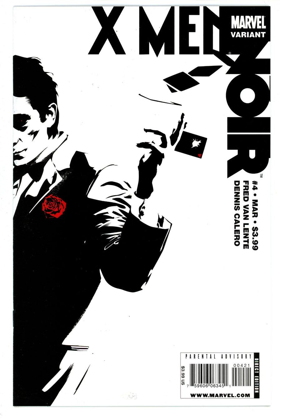 X-Men Noir 4 High Grade (2009) Calero Variant 