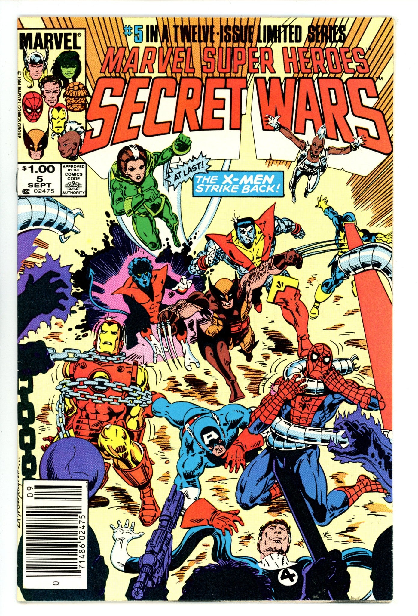 Marvel Super-Heroes Secret Wars   5  FN/VF (7.0)   (1984)     Canadian Price Variant  