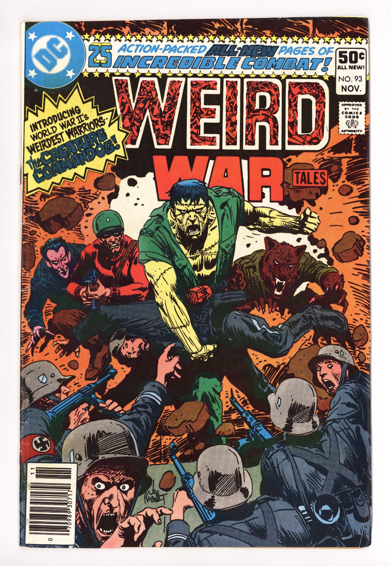 Weird War Tales Vol 1 93 VG+ (4.5) (1980) Newsstand 