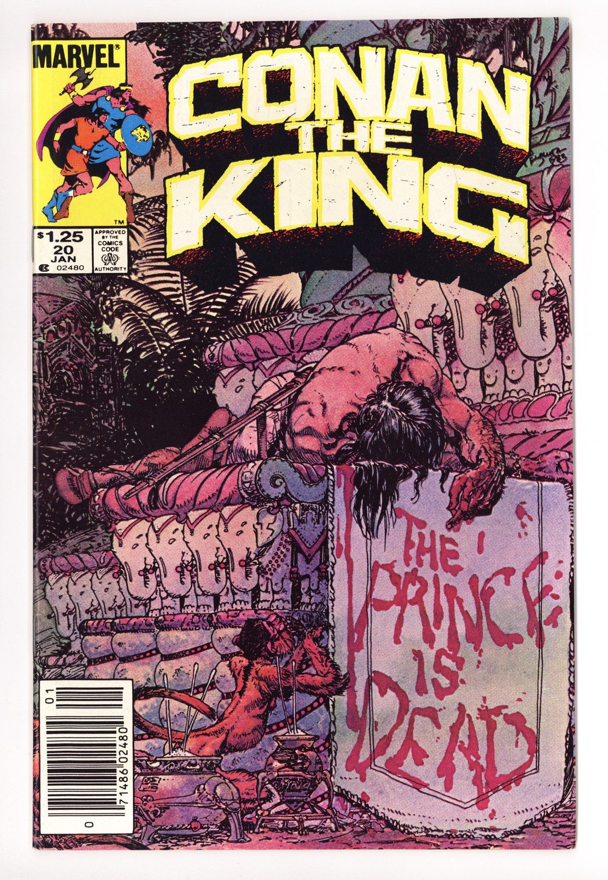 Conan the King Vol 1 20  Mid Grade   (1984)   Canadian Price Variant