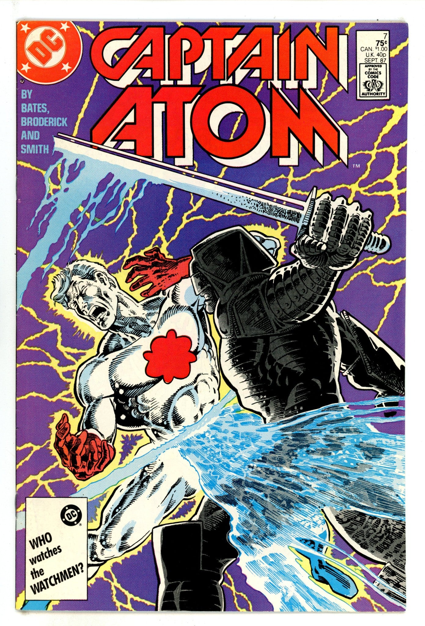 Captain Atom Vol 3 7 Mid Grade (1987) 