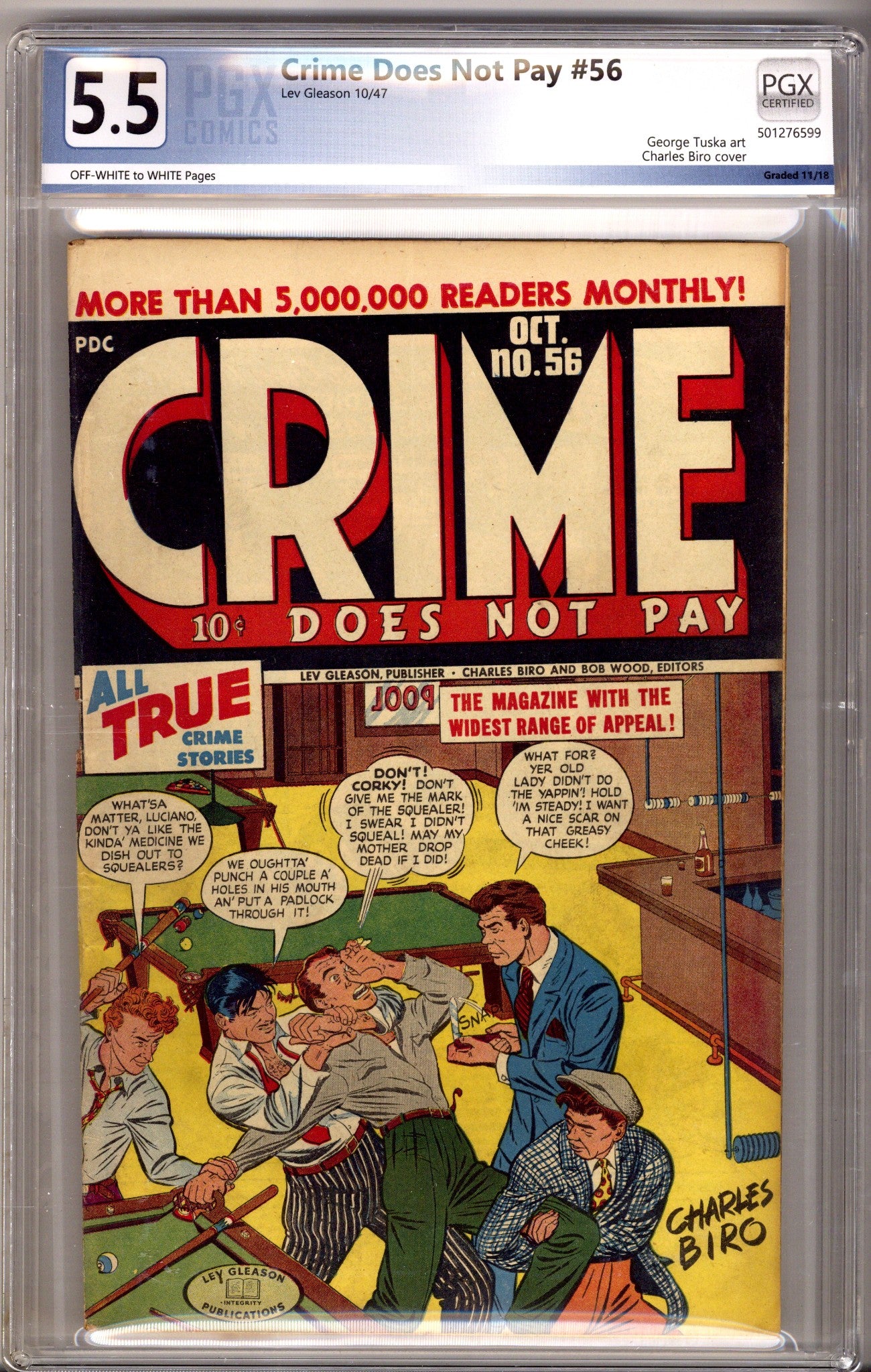 Crime Does Not Pay 56 PGX 5.5