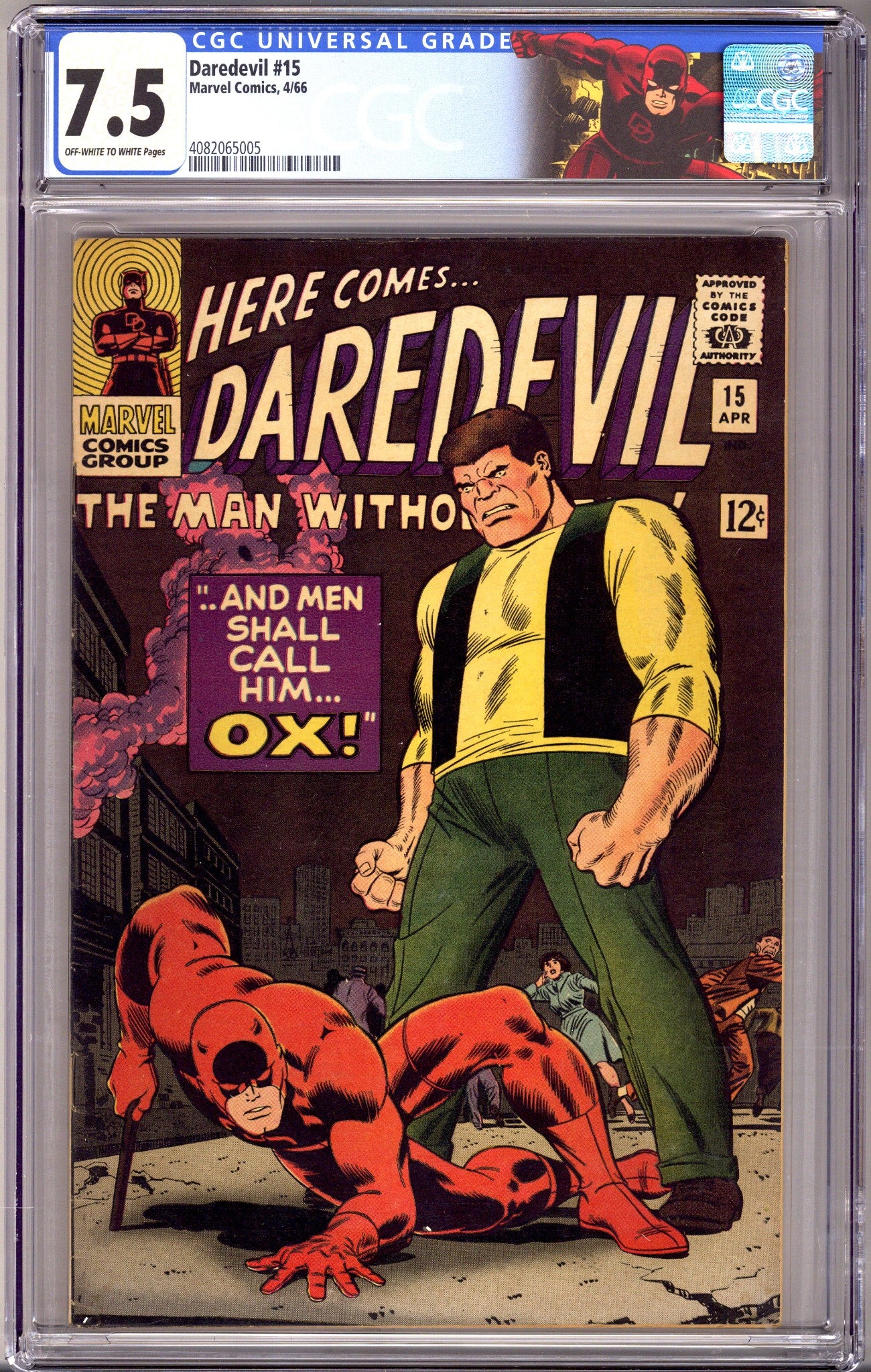 Daredevil Vol 1 15 CGC 7.5 (VF-) (1966) 