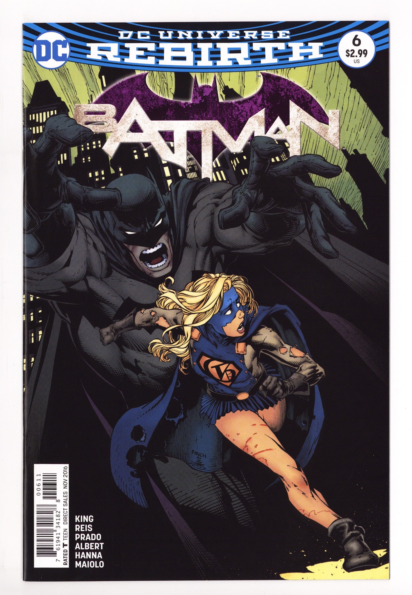 Batman Vol 3 6 High Grade (2016) 