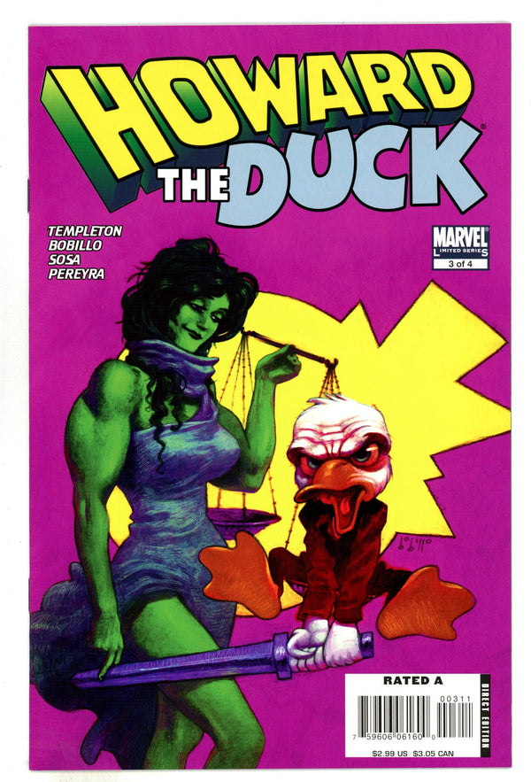 Howard the Duck Vol 3 3 High Grade (2008)