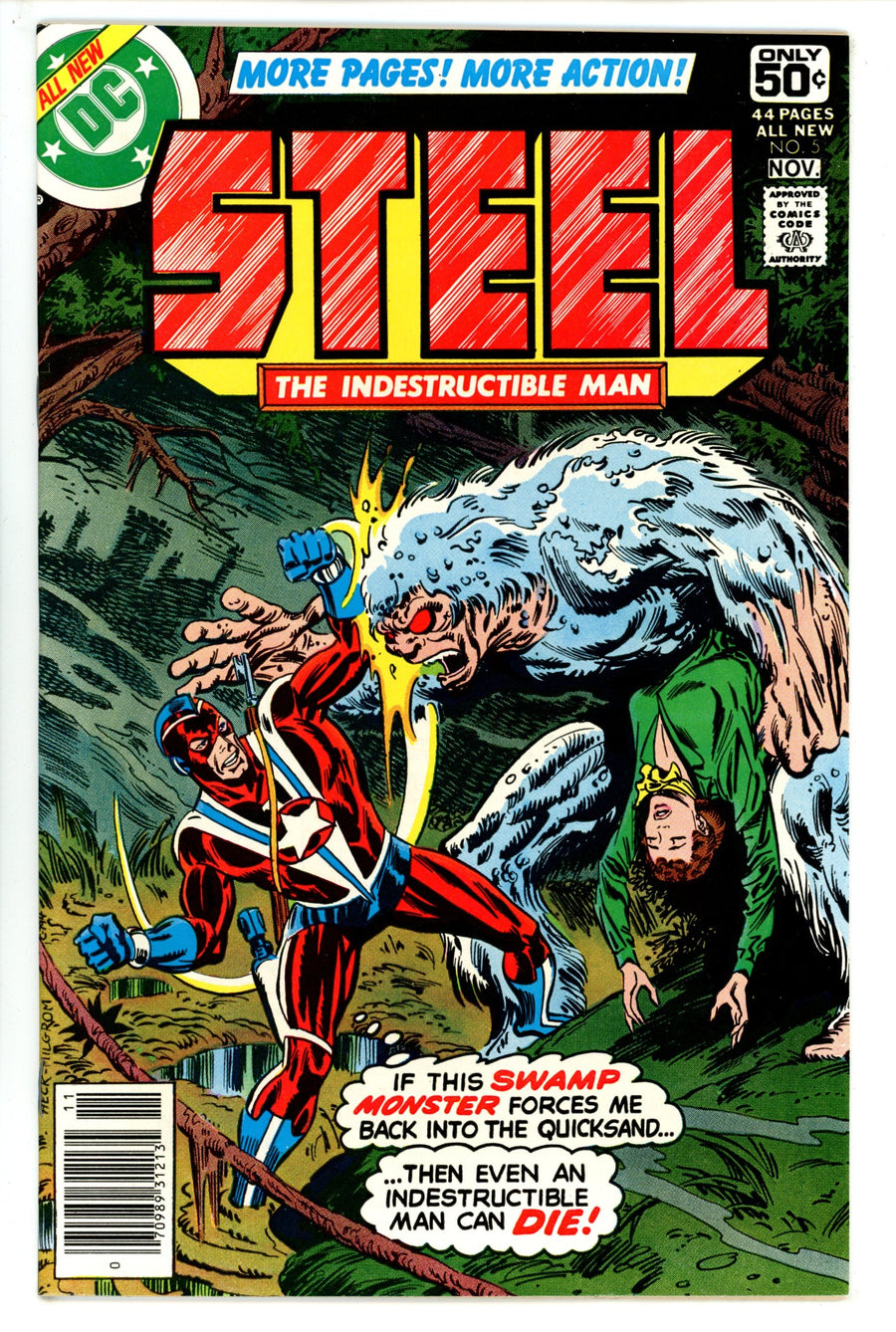 Steel, the Indestructible Man 5 VF/NM (1978)