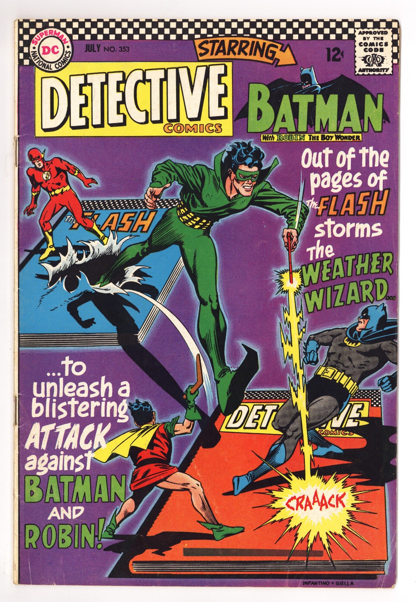 Detective Comics Vol 1 353 VG/FN (5.0) (1966) 