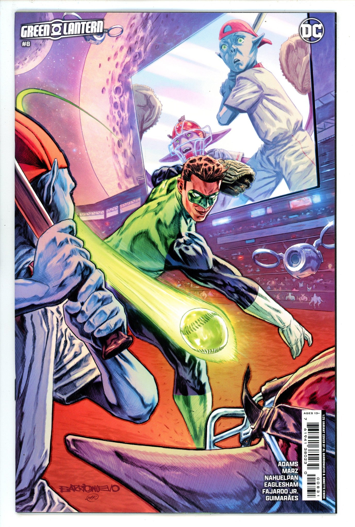 Green Lantern Vol 8 8 Barrionuevo Incentive Variant NM (2024)