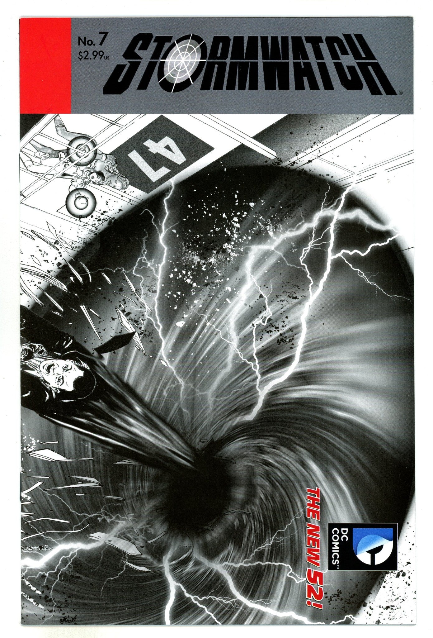 Stormwatch Vol 3 7 Mid Grade (2012) Sepulveda B&W Incentive Variant 