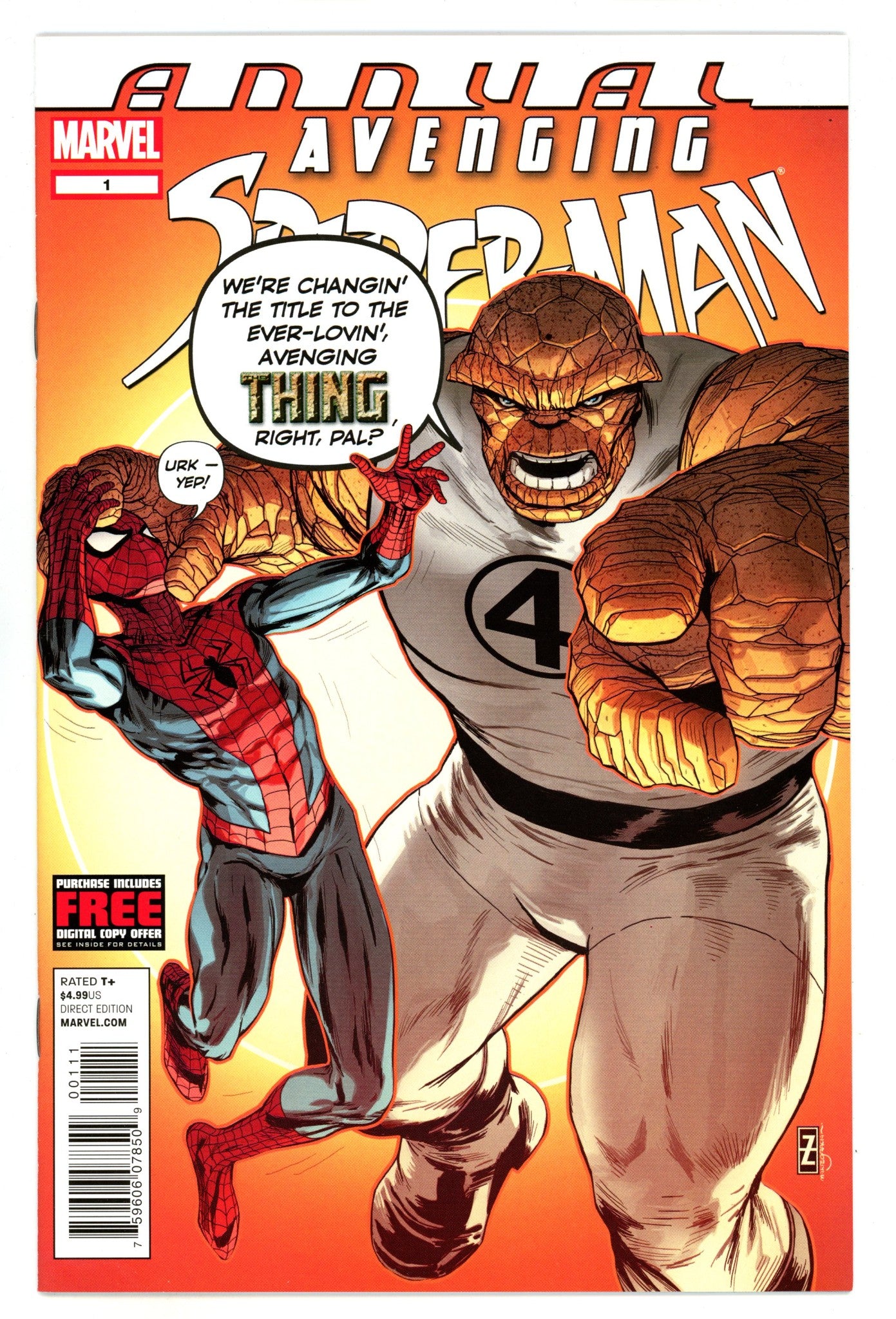 Avenging Spider-Man Annual 1 High Grade (2012) 