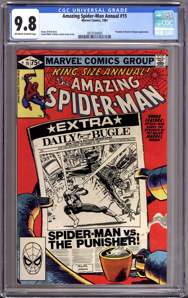 The Amazing Spider-Man Annual Vol 1 15 CGC 9.8 (NM/M) (1981)