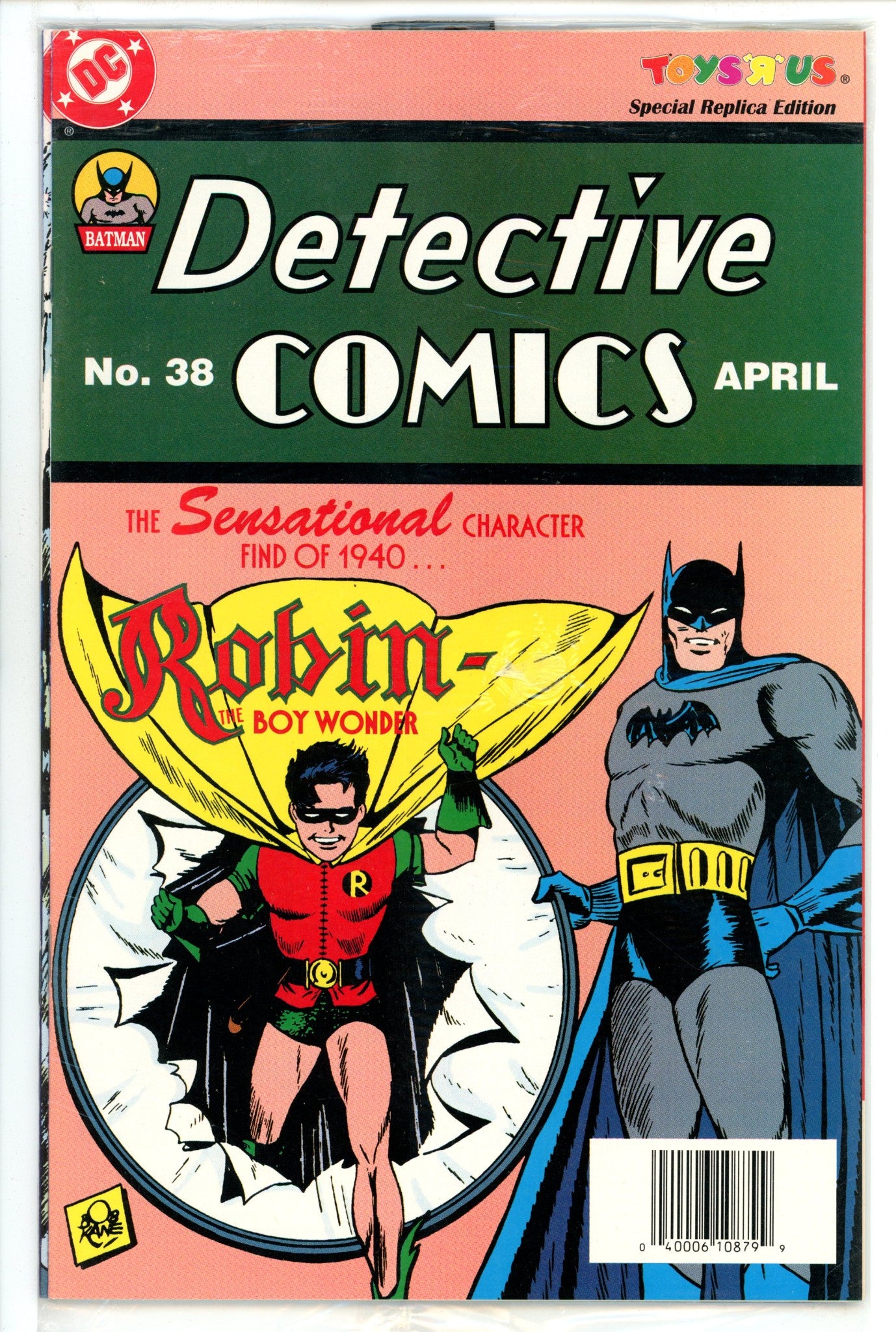 Detective Comics Special Reprint [Toys 'R' Us Special Replica Edition] Vol 1 38 New, Sealed (1997) 