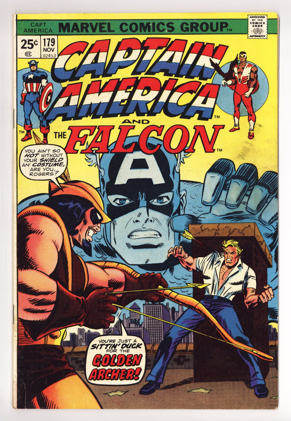 Captain America Vol 1 179 VG (4.0) (1974)