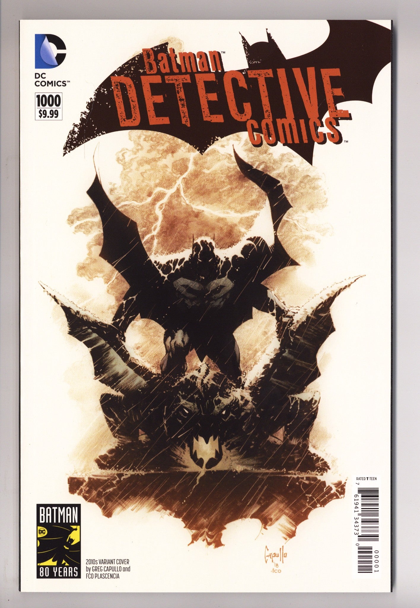 Detective Comics Vol 3 1000 High Grade (2019) Capullo Variant 