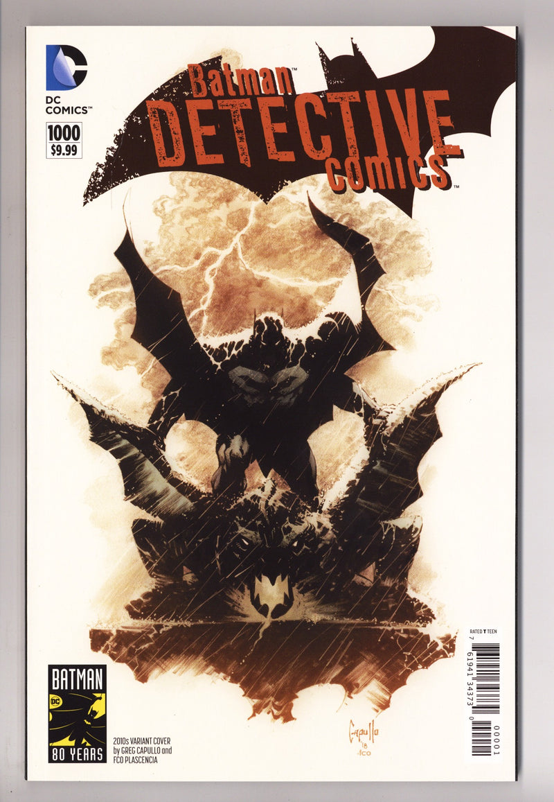 Detective Comics Vol 3 1000 High Grade (2019) Capullo Variant 