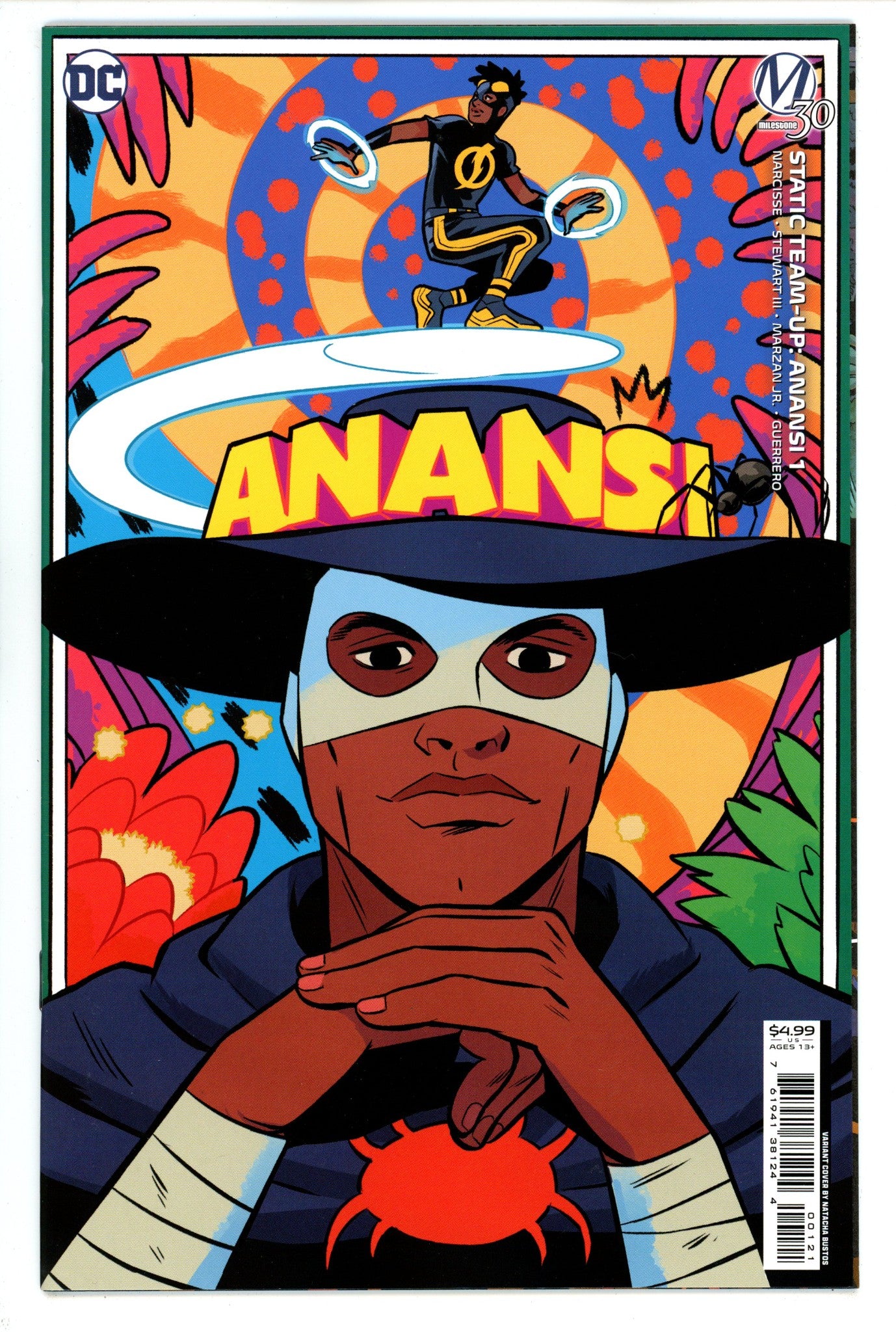 Static Team-Up: Anansi 1 High Grade (2023) Bustos Variant 