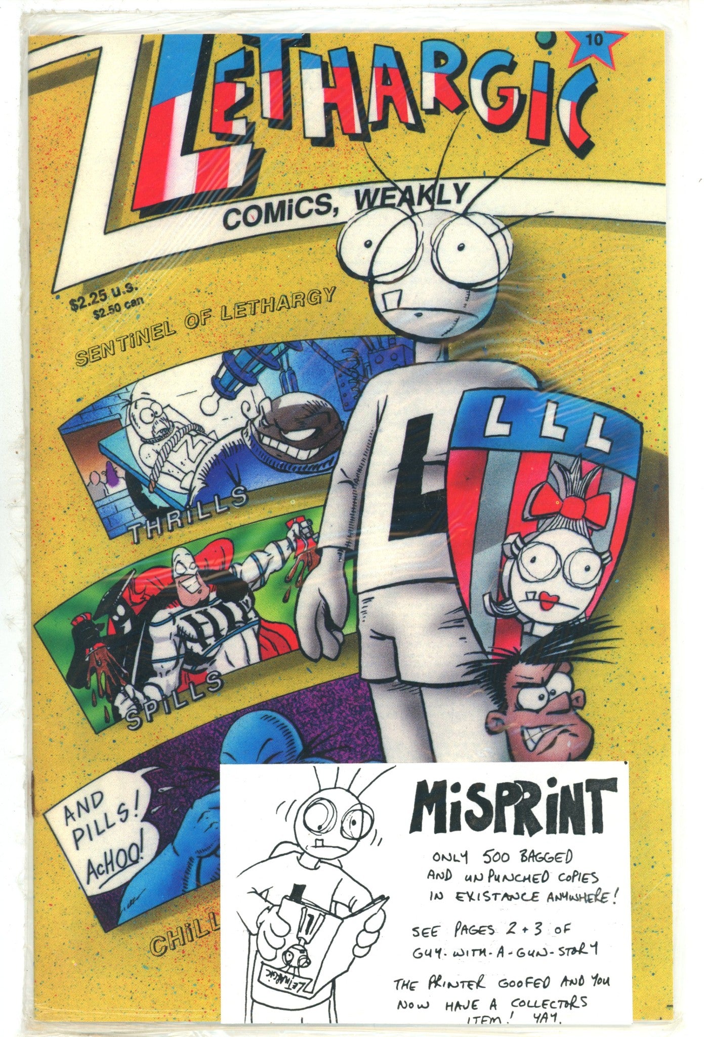 Lethargic Comics Weakly 10 New, Sealed (1992) 