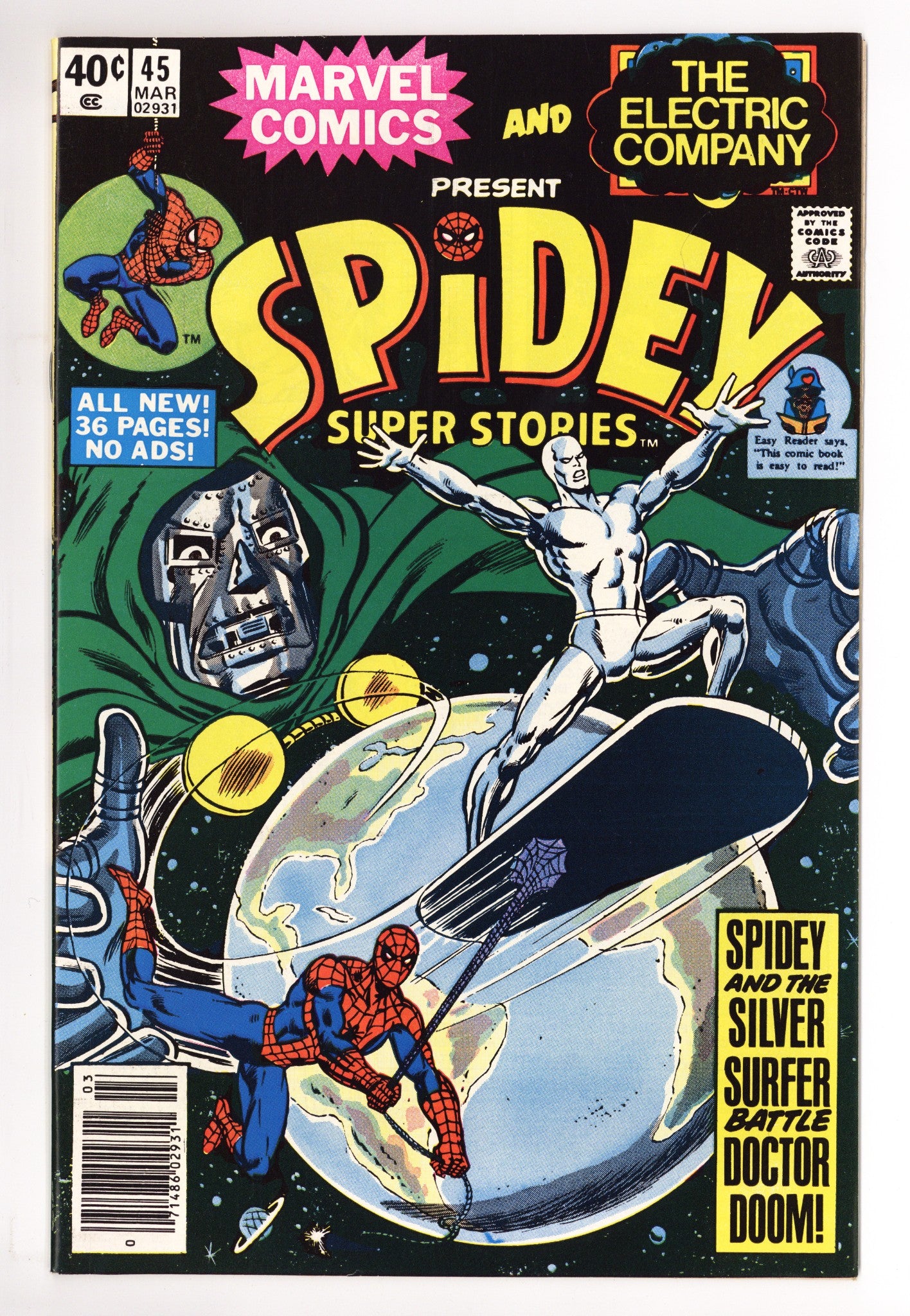 Spidey Super Stories 45 VF- (7.5) (1980) Newsstand 