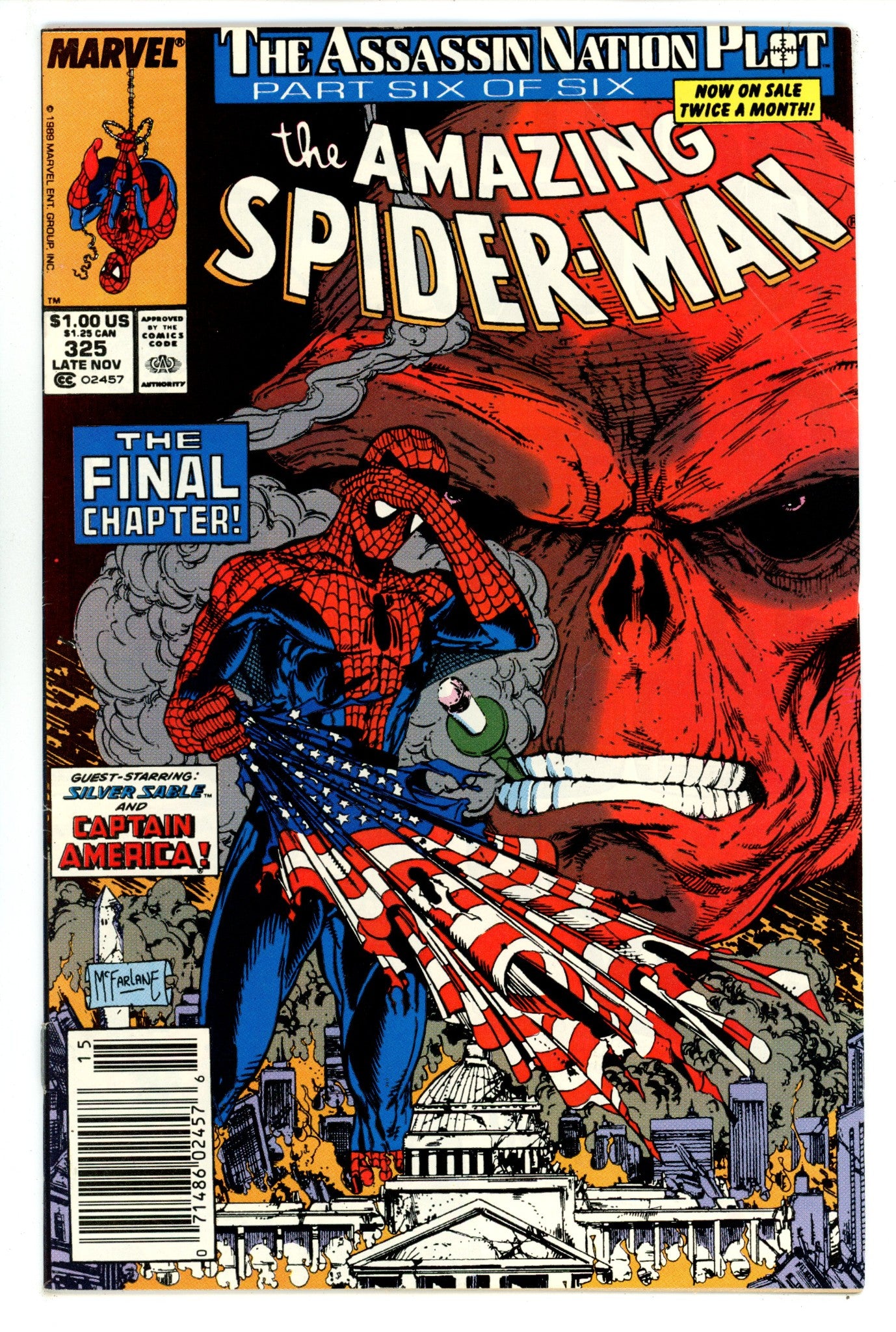The Amazing Spider-Man Vol 1 325 FN (6.0) (1989) Newsstand 