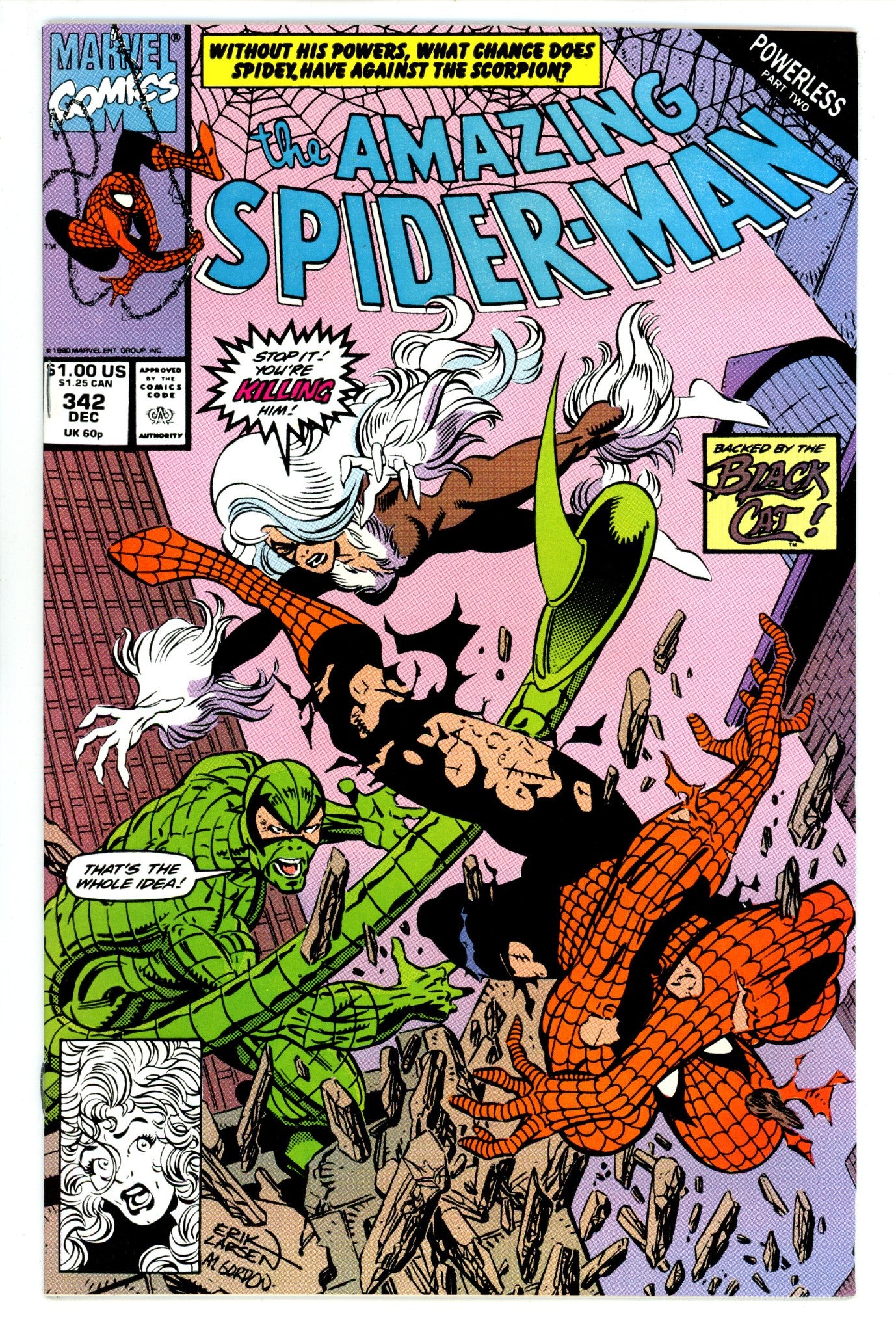 The Amazing Spider-Man Vol 1 342 NM- (9.2) (1990) 
