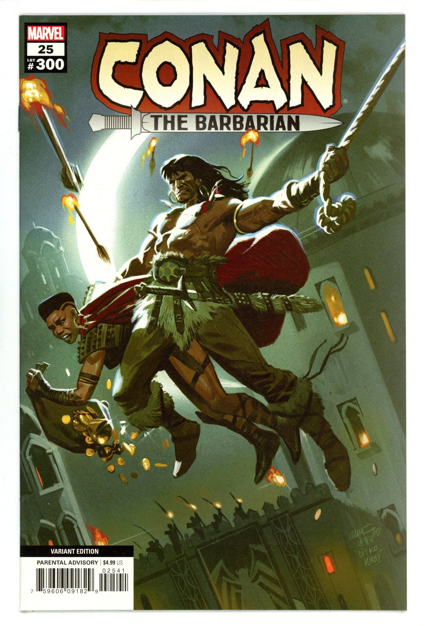 Conan the Barbarian Vol 3 25 (300) VF/NM (9.0) (2021) Acuna Homage Incentive Variant 