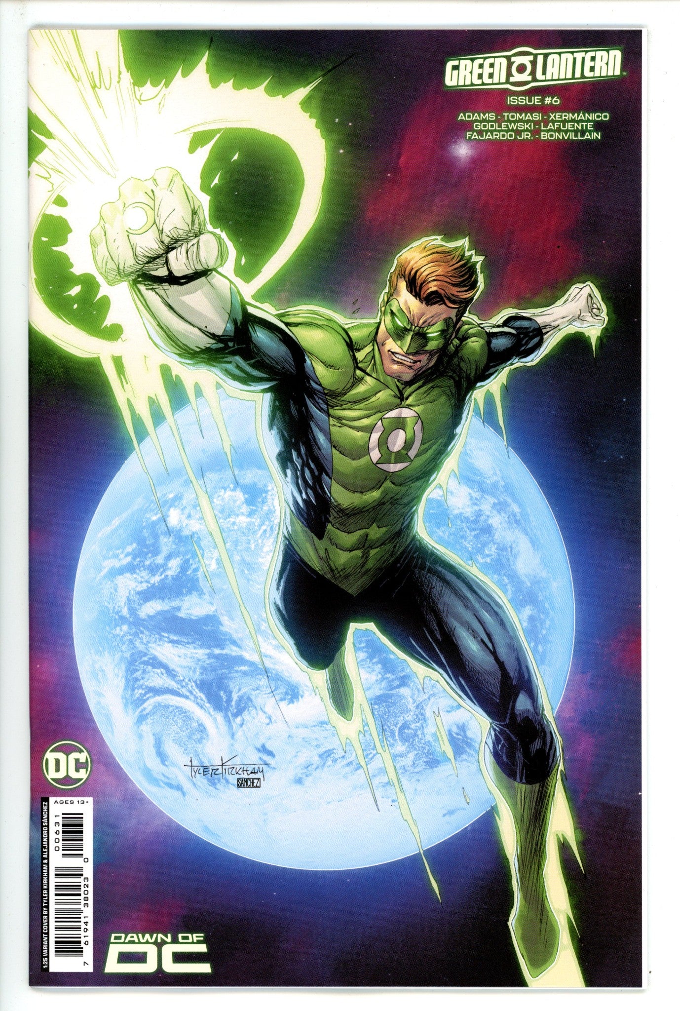 Green Lantern Vol 8 6 Kirkham Incentive Variant NM (2023)