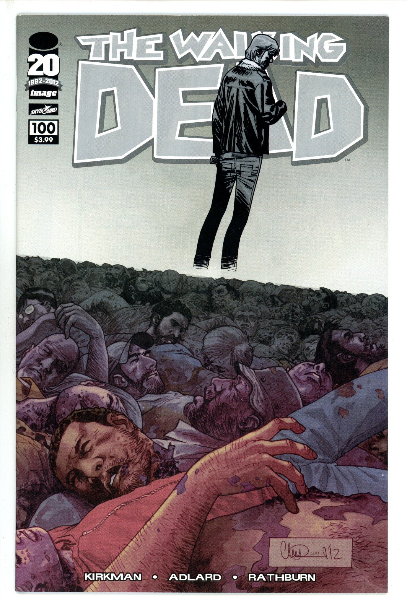 The Walking Dead 100 Adlard Wraparound Variant VF/NM (2012)