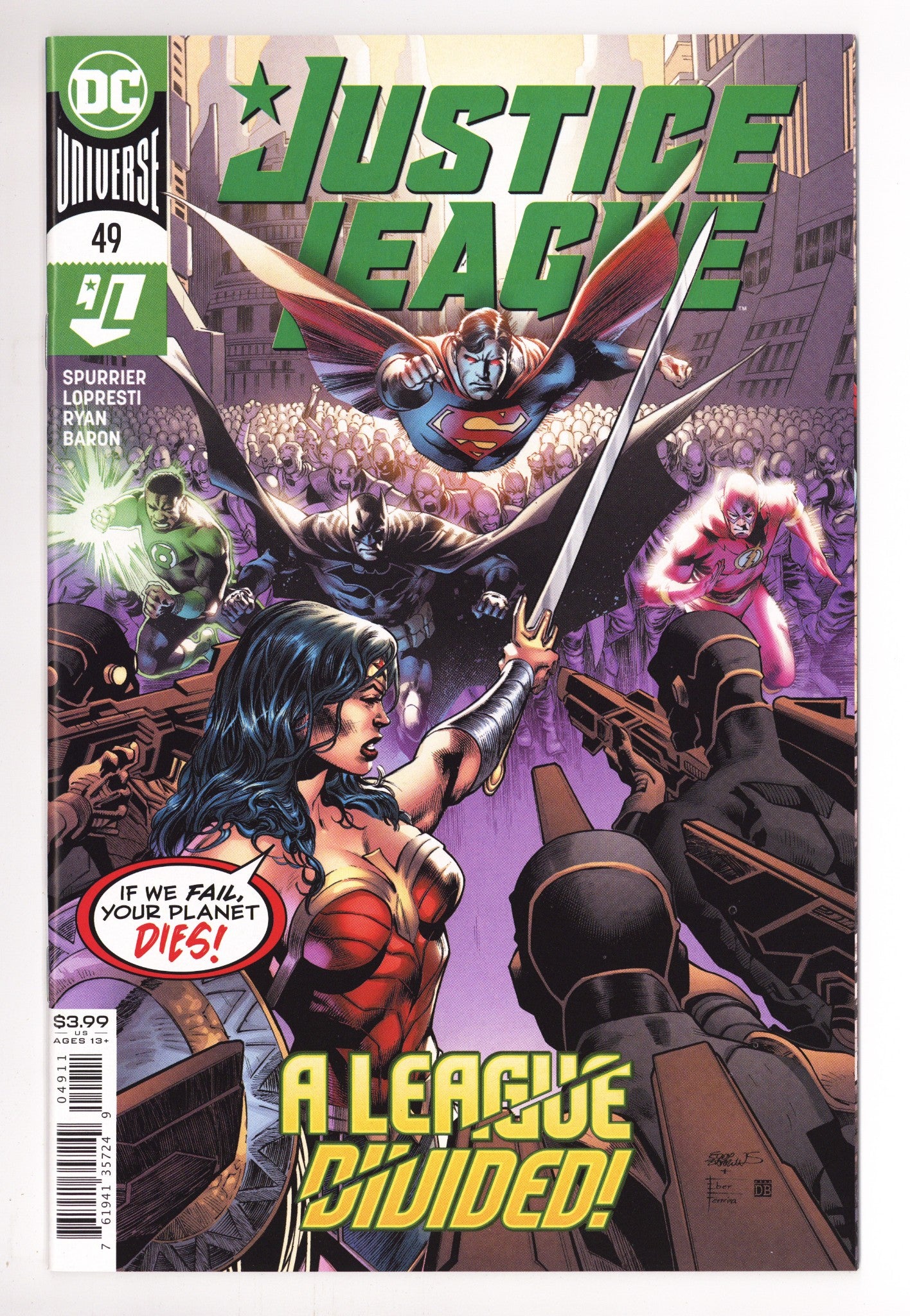 Justice League Vol 3 49 High Grade (2020) 